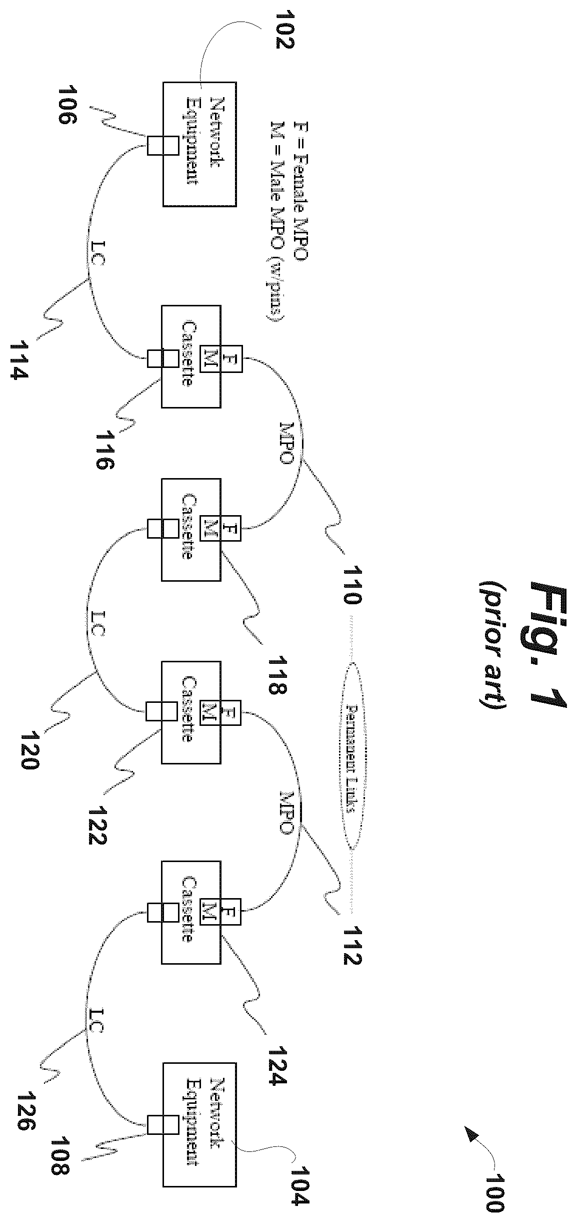 Patent US12174433 Figure 1 – Optical communications connectors