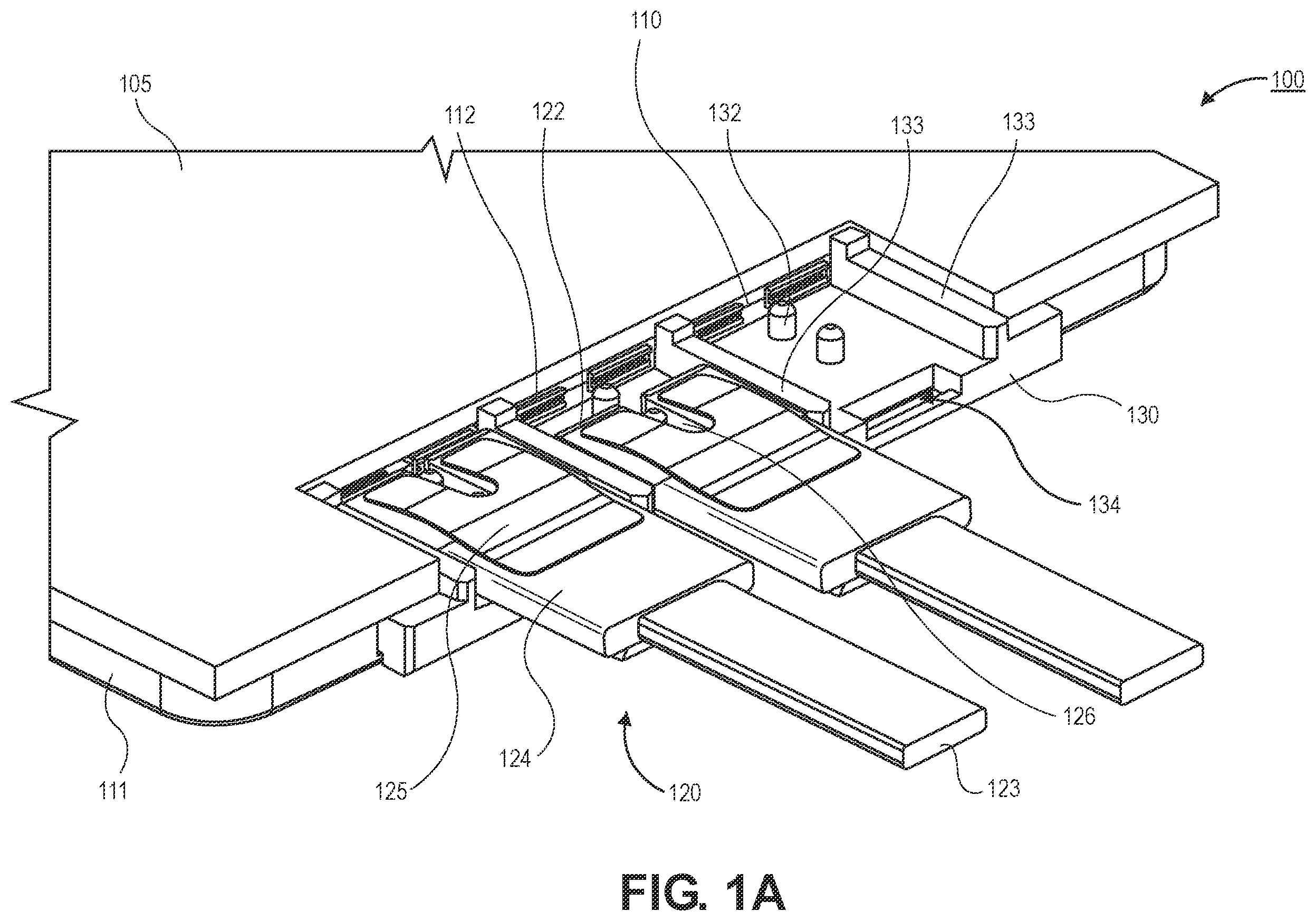 Patent US12174436 Figure 1 – Package expanded beam connector for on-package optics