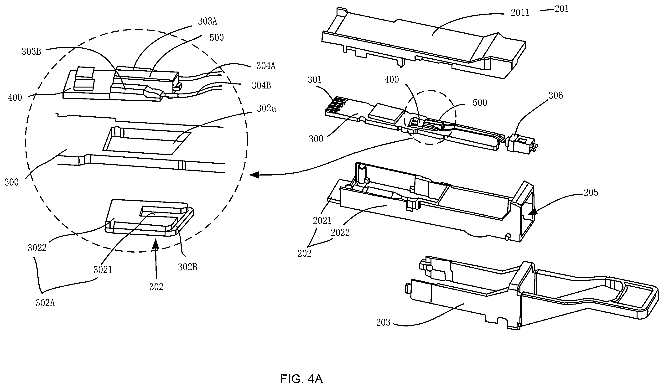 Patent US12174437 Figure 3 – Optical module with slotted laser assembly box