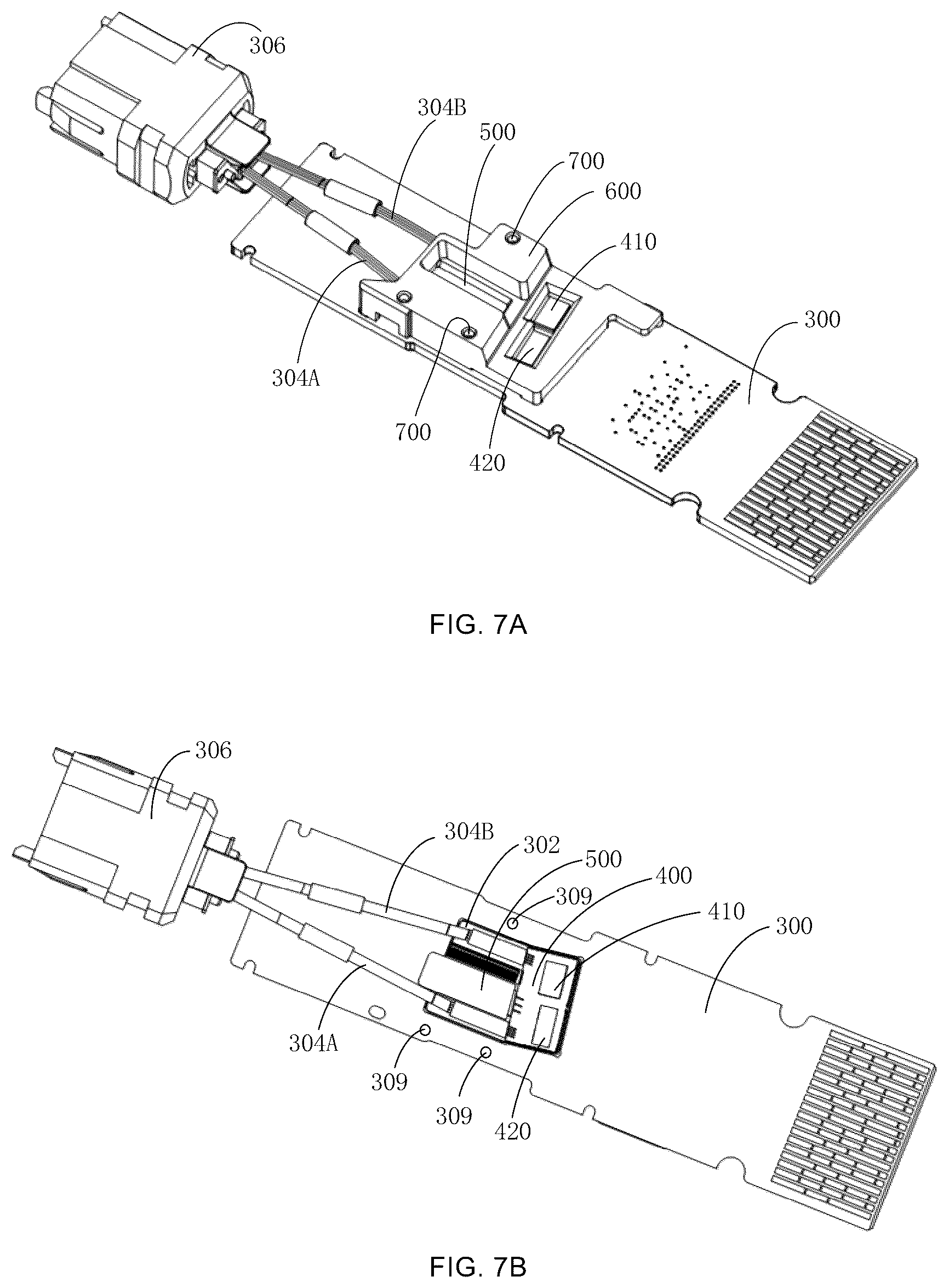 Patent US12174437 Figure 7 – Optical module with slotted laser assembly box