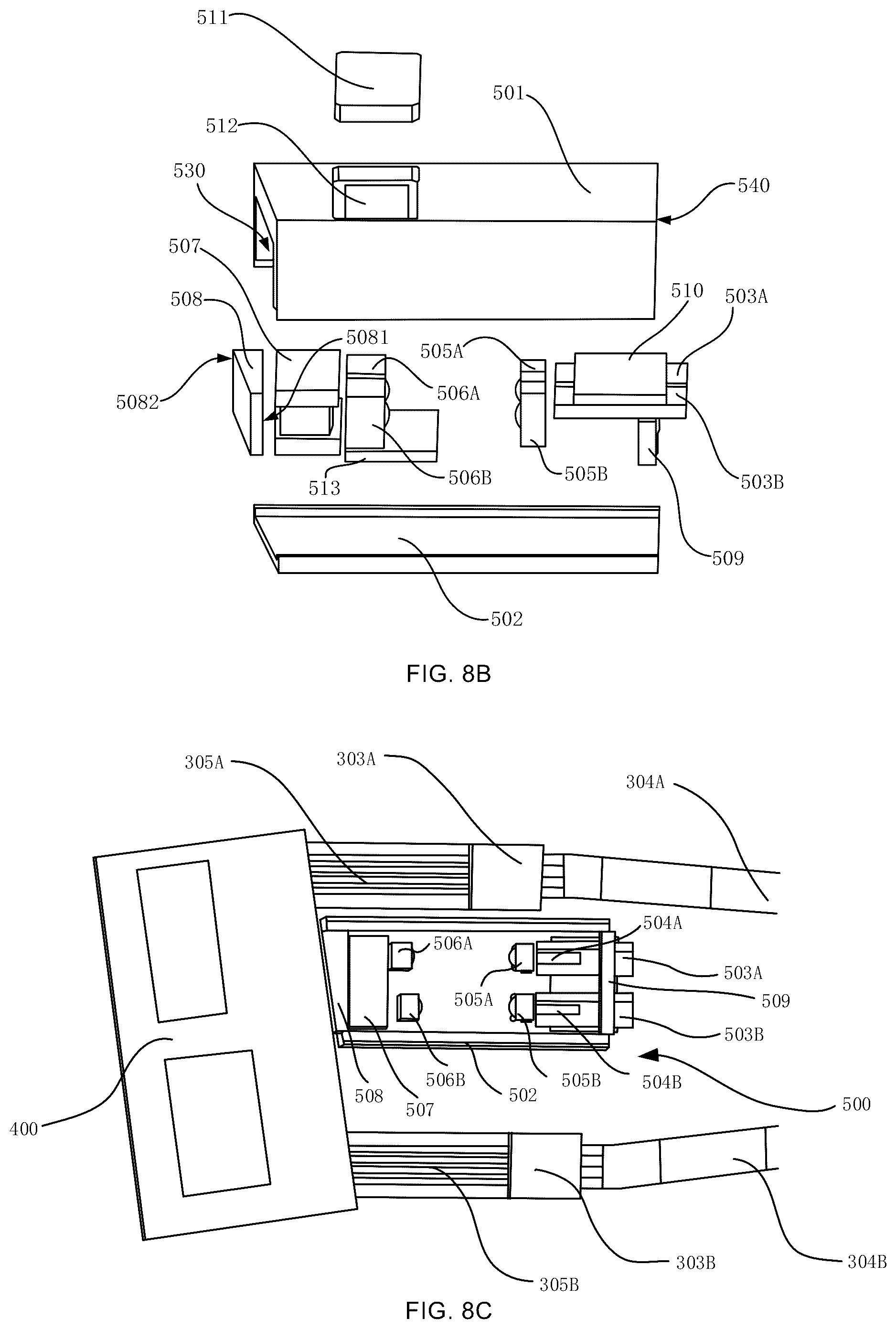 Patent US12174437 Figure 9 – Optical module with slotted laser assembly box