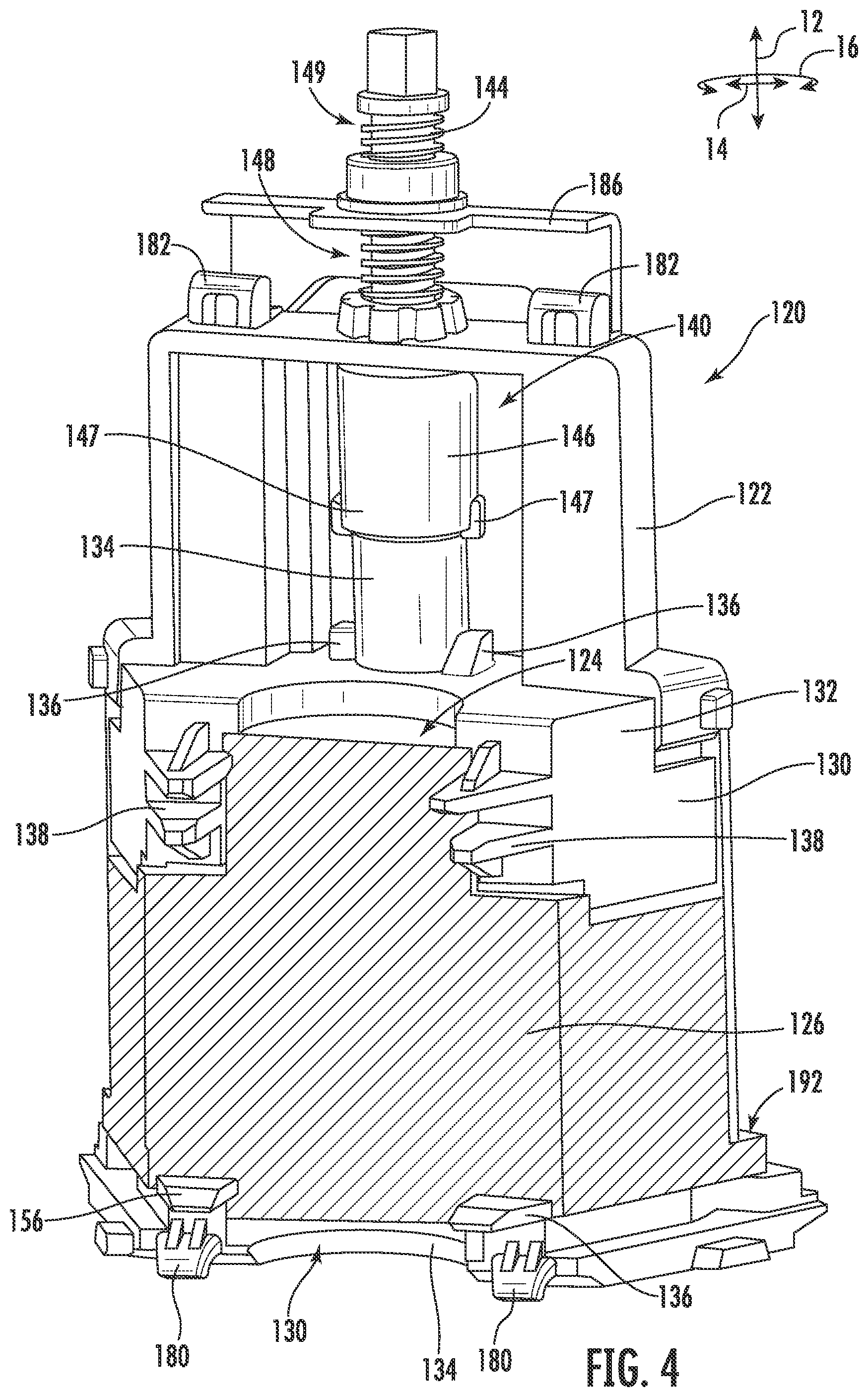 Patent US12174442 Figure 4 – Butt closures and bases therefor