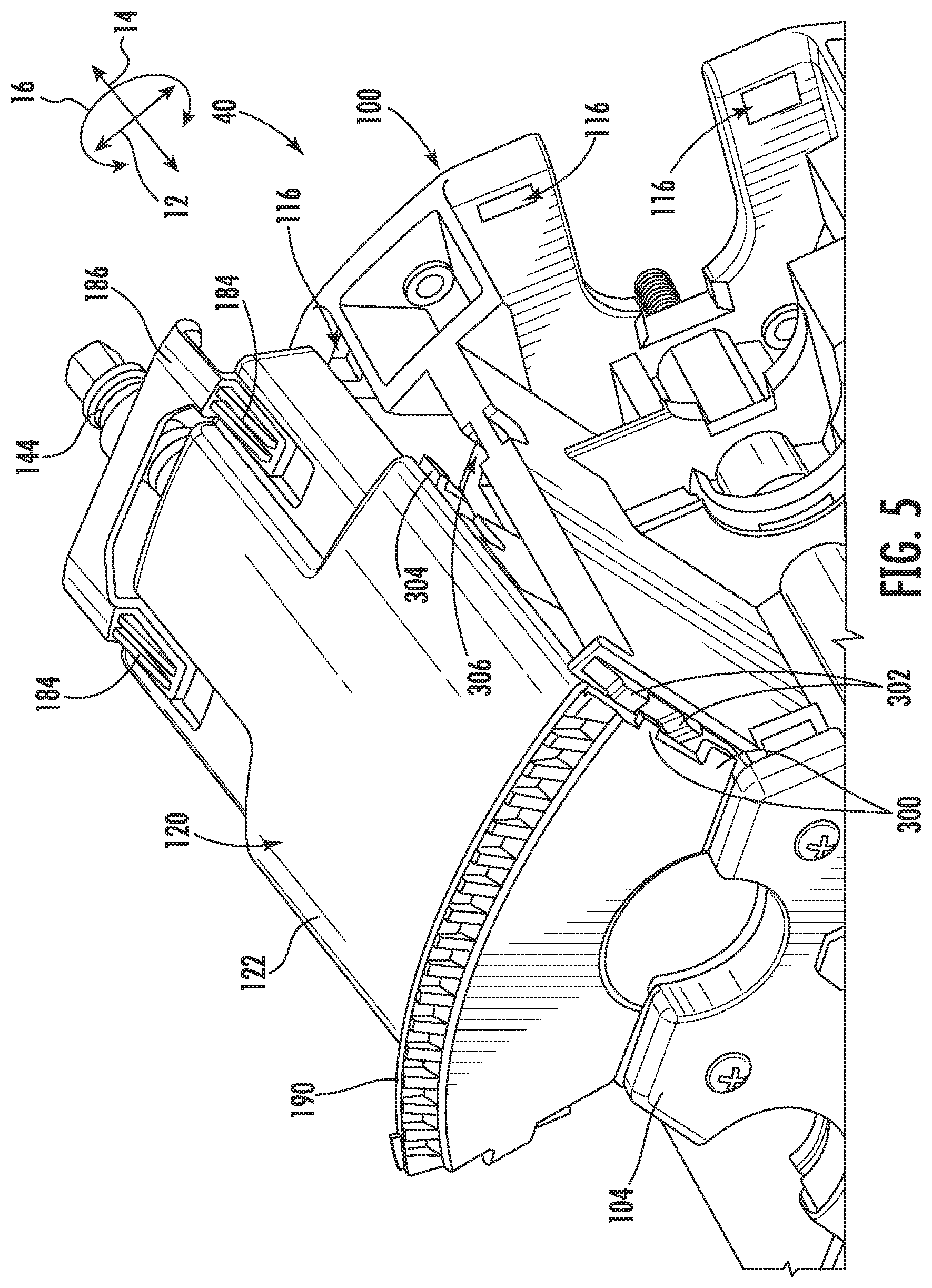 Patent US12174442 Figure 5 – Butt closures and bases therefor