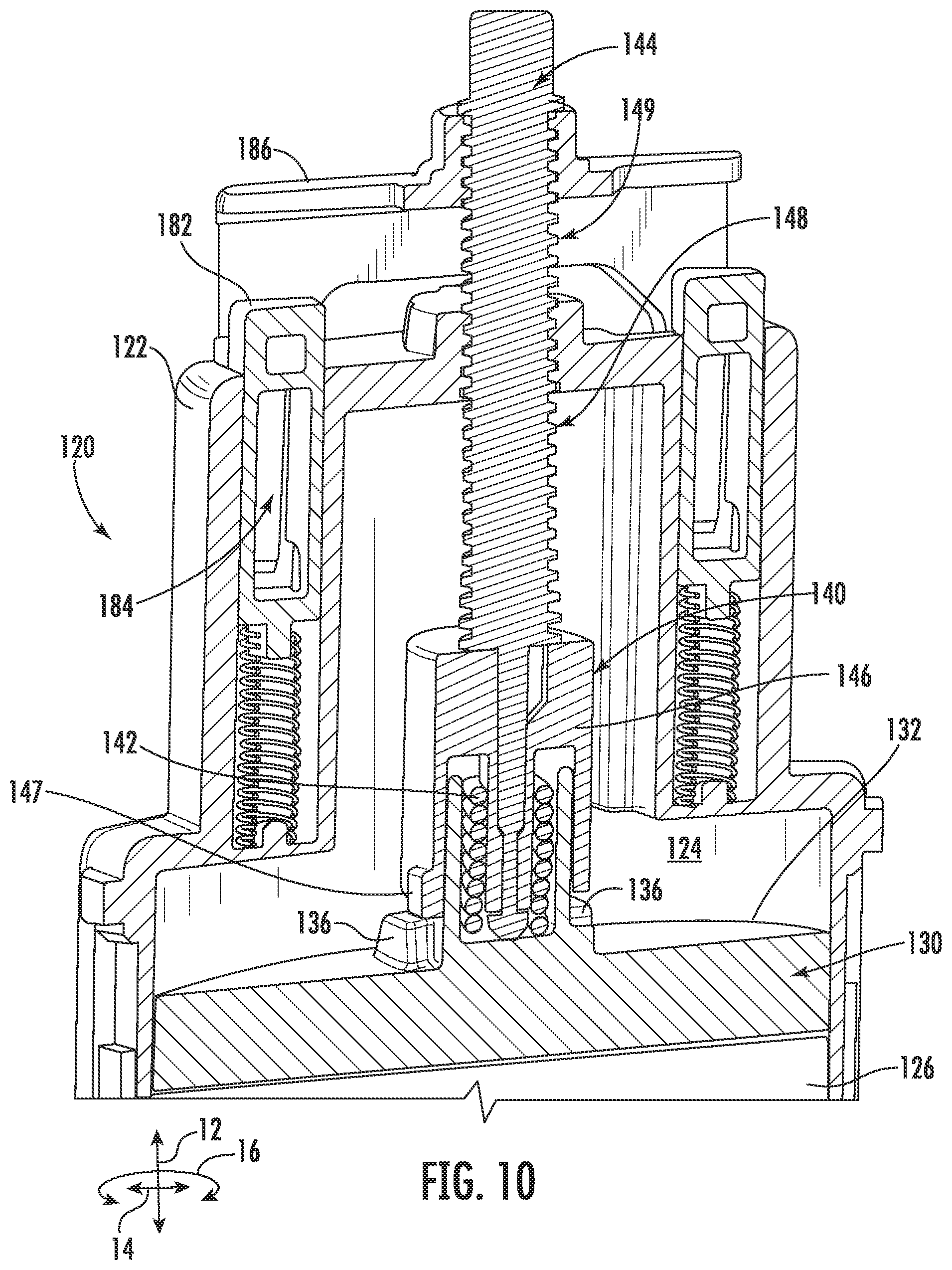 Patent US12174442 Figure 10 – Butt closures and bases therefor