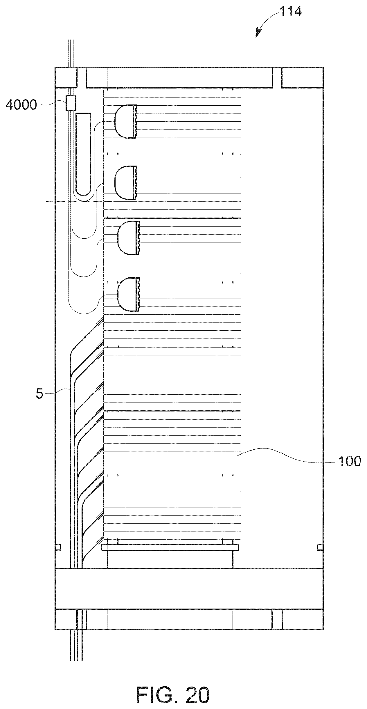 Patent US12174443 Figure 17 – Cable termination units for optical fiber distribution elements