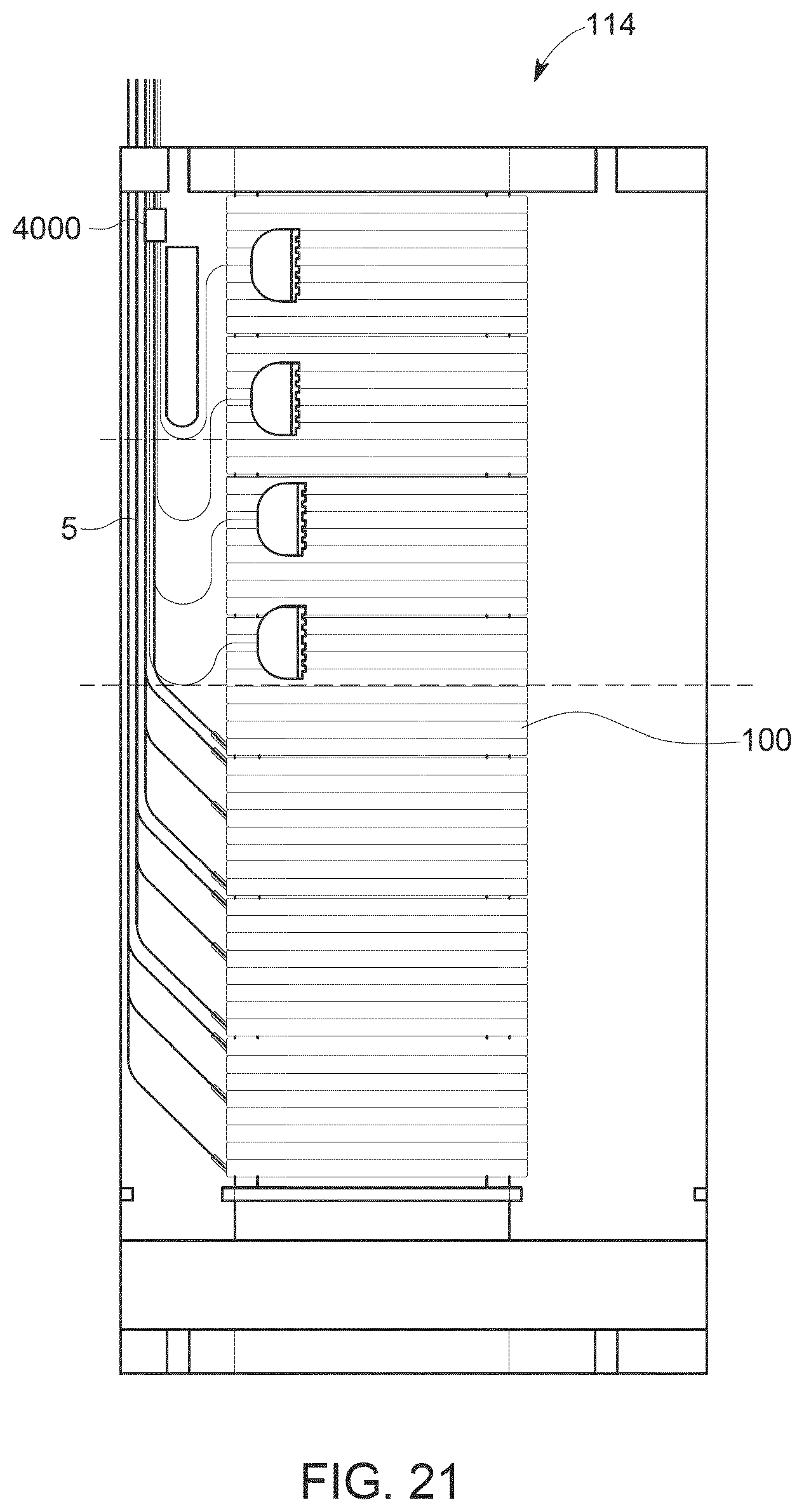 Patent US12174443 Figure 18 – Cable termination units for optical fiber distribution elements