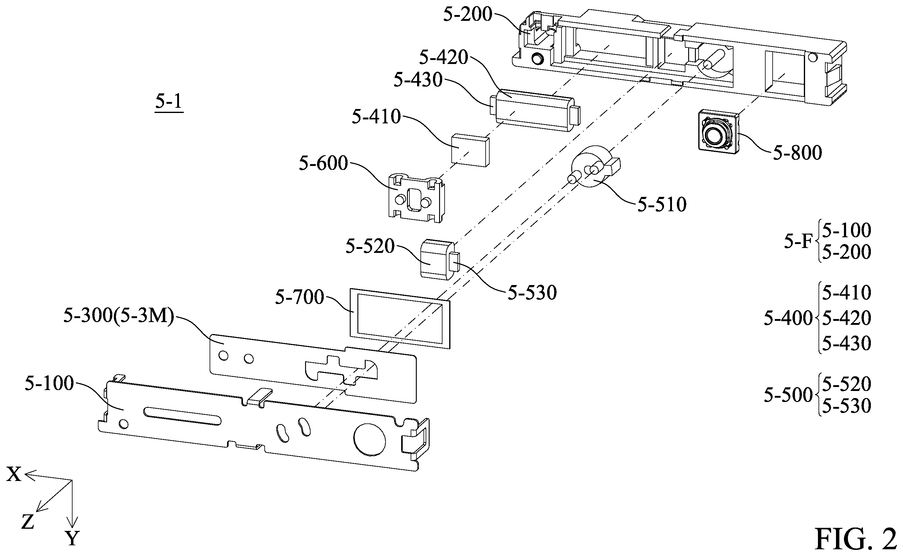 Patent US12174444 Figure 2 – Optical element driving mechanism