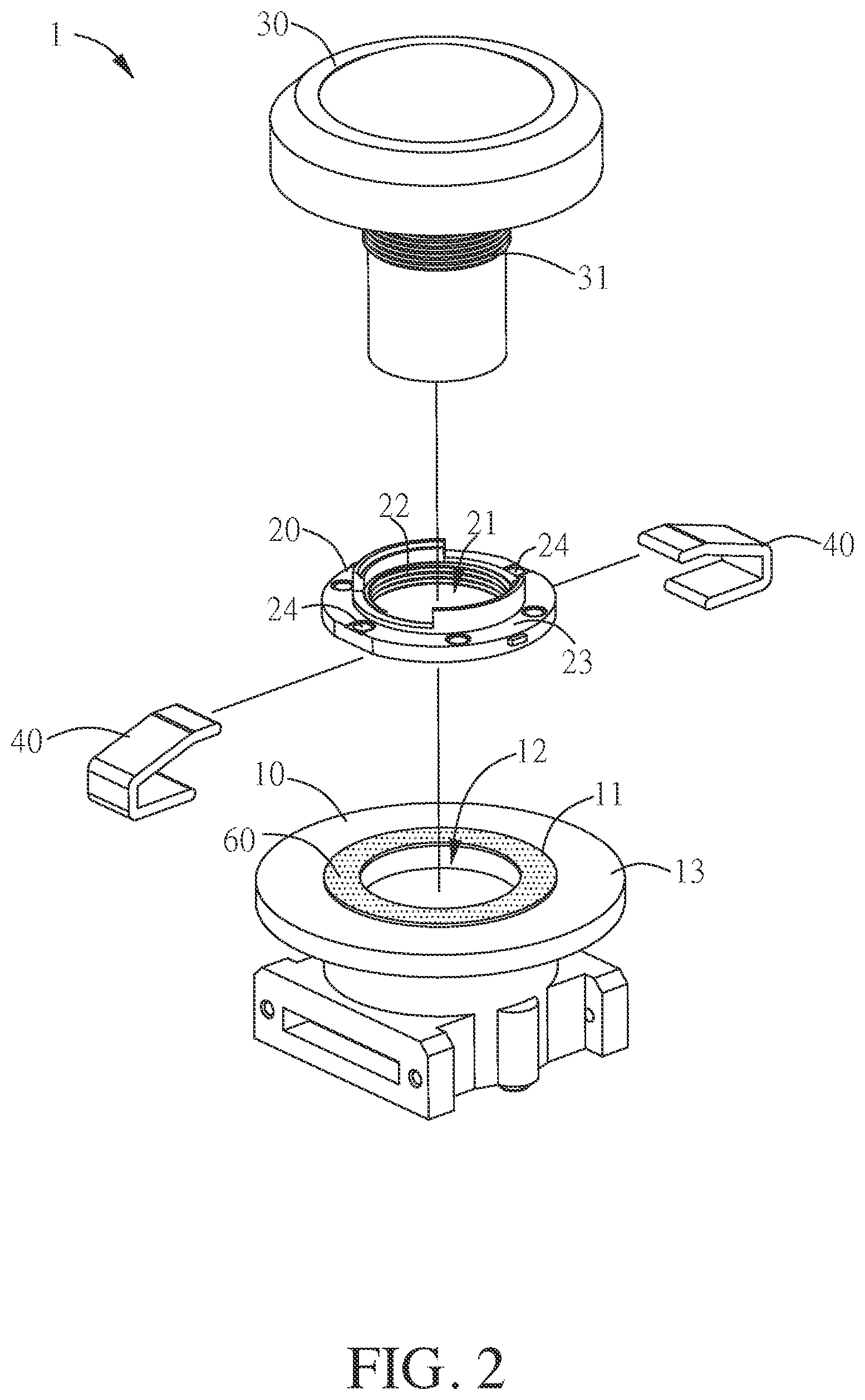 Patent US12174447 Figure 2 – Lens device