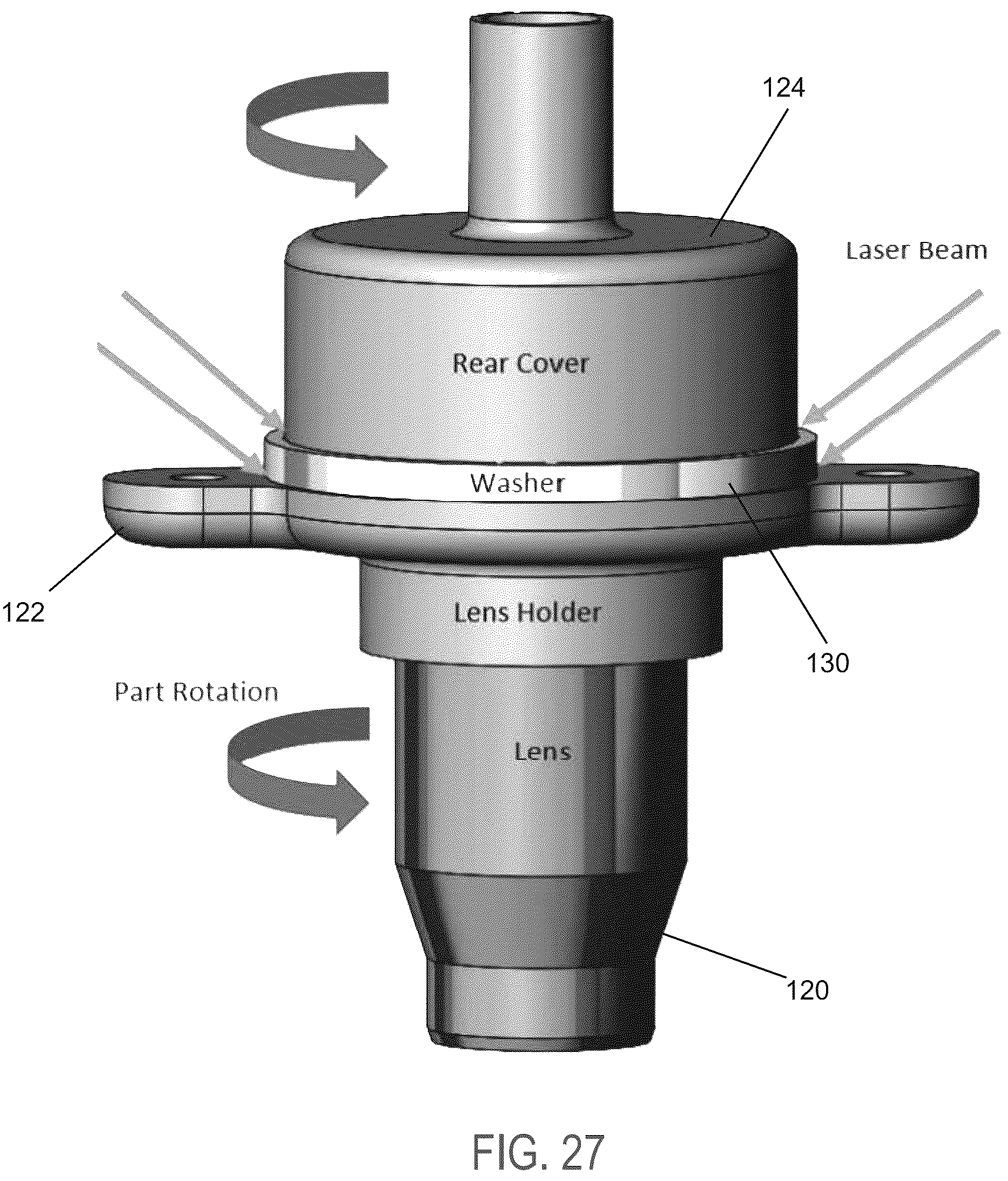 Patent US12174448 Figure 16 – Vehicular camera assembly process using welding to secure lens relative to camera image plane