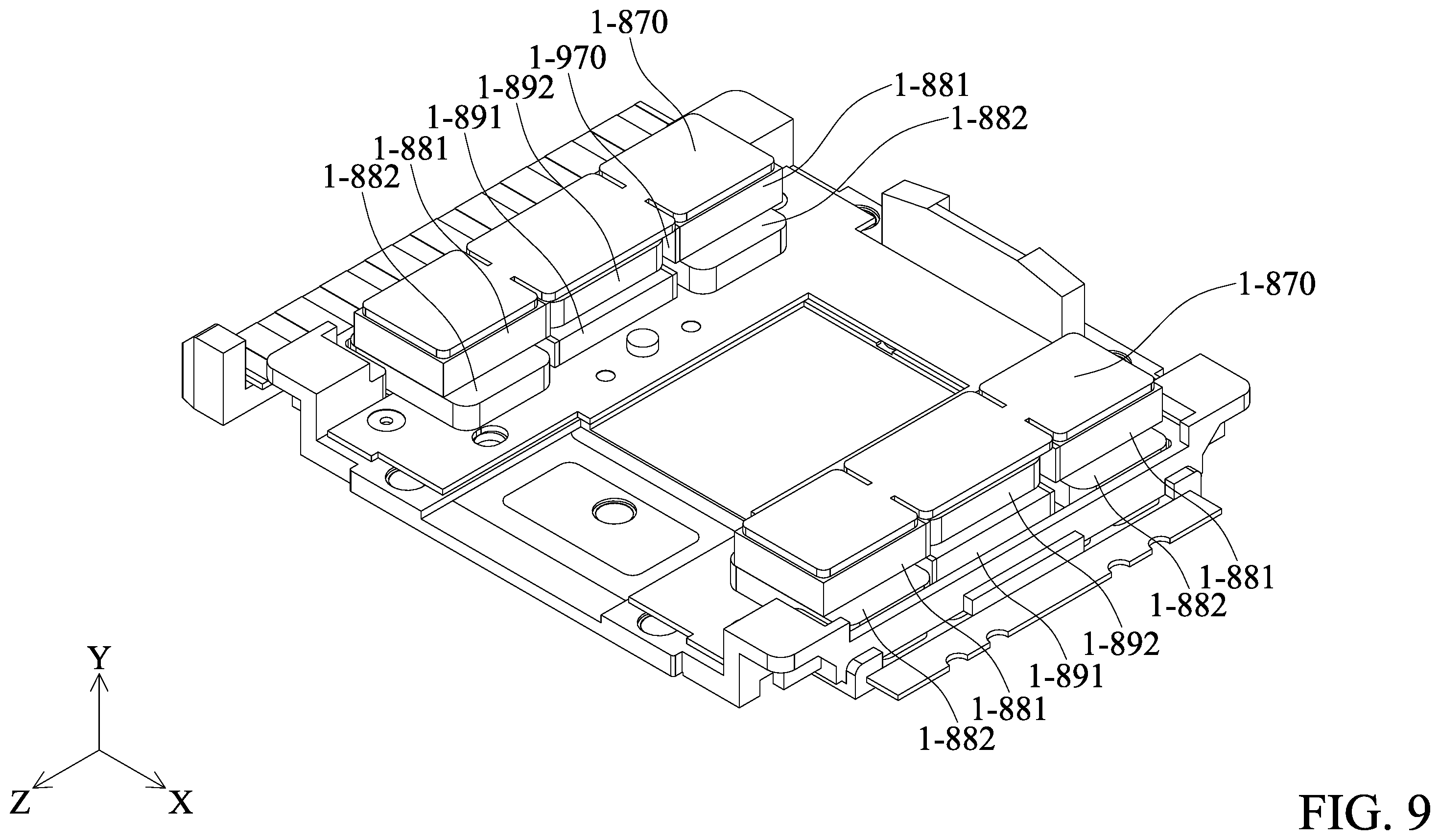 Patent US12174449 Figure 8 – Optical member driving mechanism