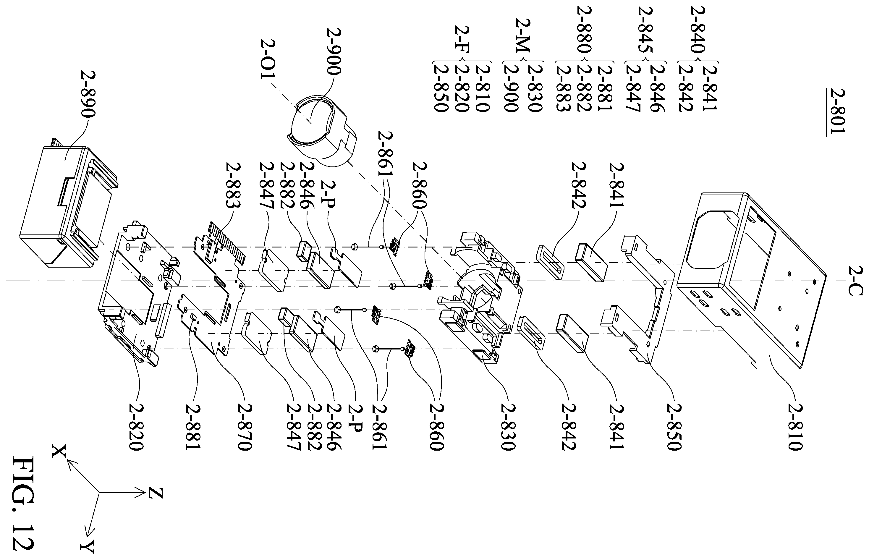 Patent US12174449 Figure 11 – Optical member driving mechanism