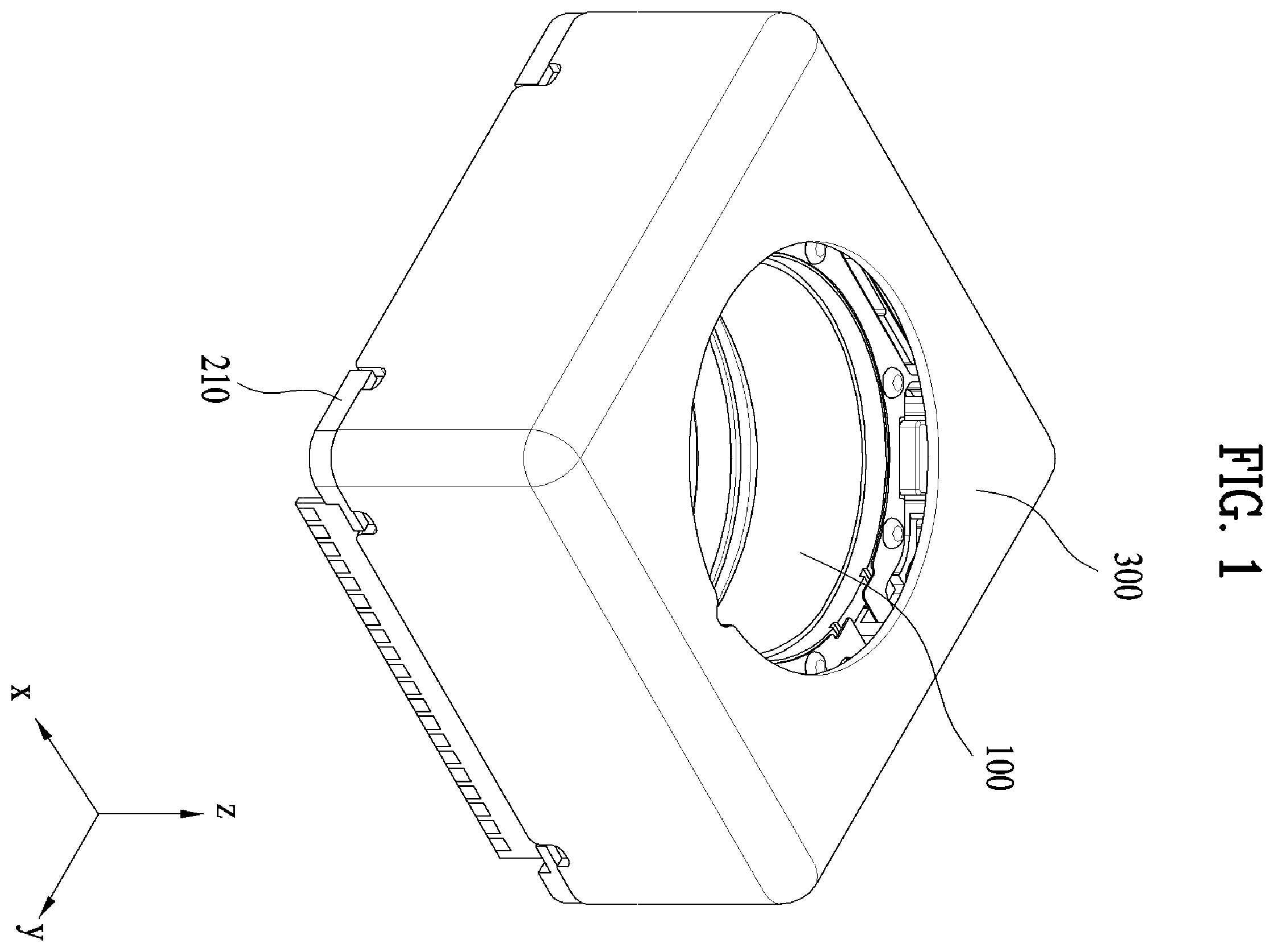 Patent US12174450 Figure 1 – Lens moving apparatus with a bobbin comprising a groove and elastic members and camera module including the same