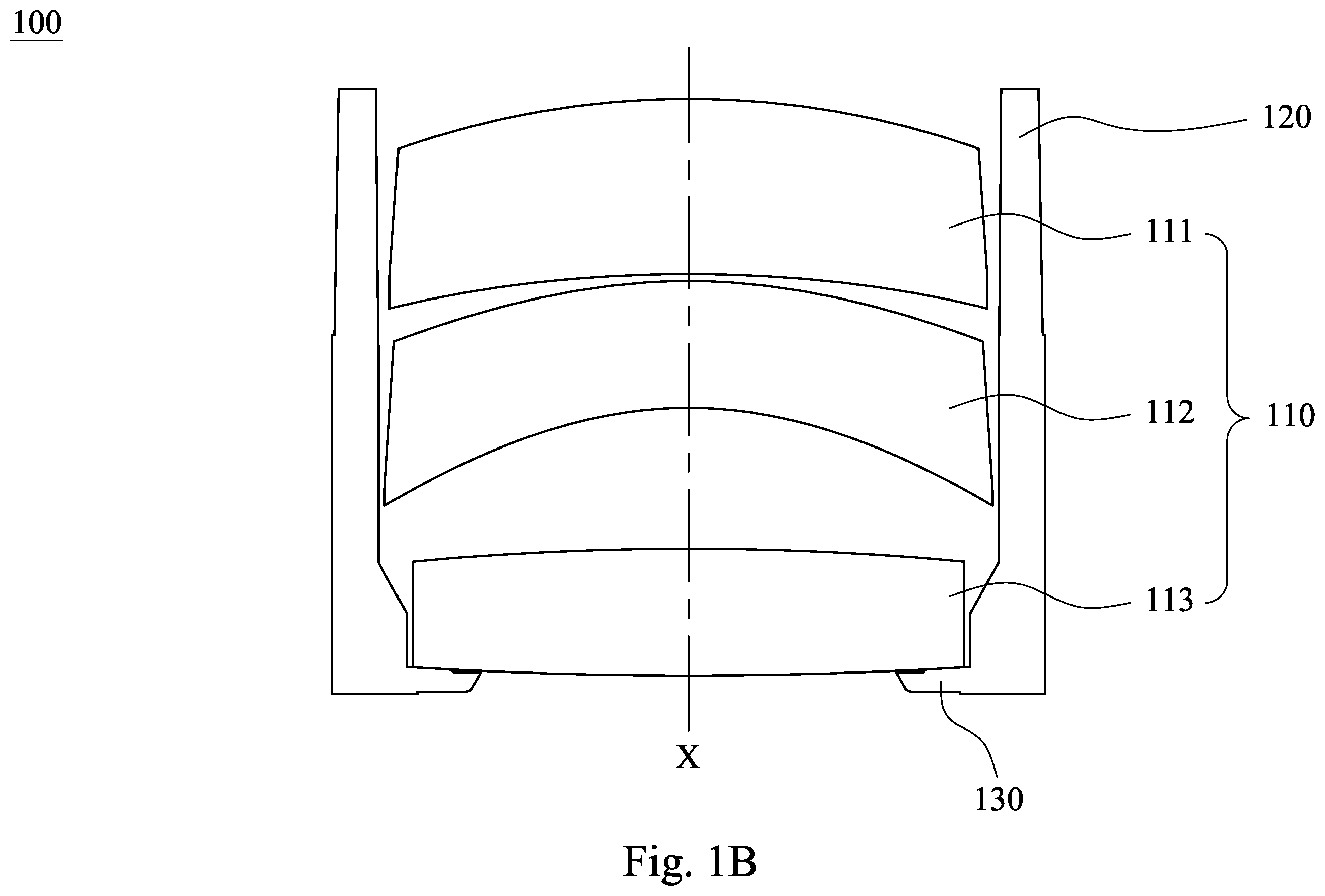 Patent US12174451 Figure 2 – Imaging lens assembly module, camera module and electronic device