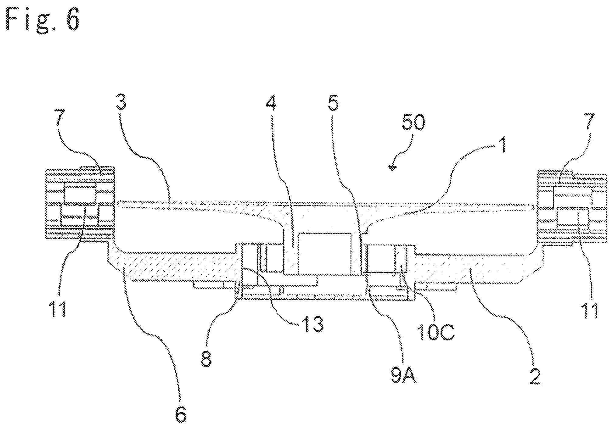 Patent US12174452 Figure 5 – Mirror support mechanism and optical device