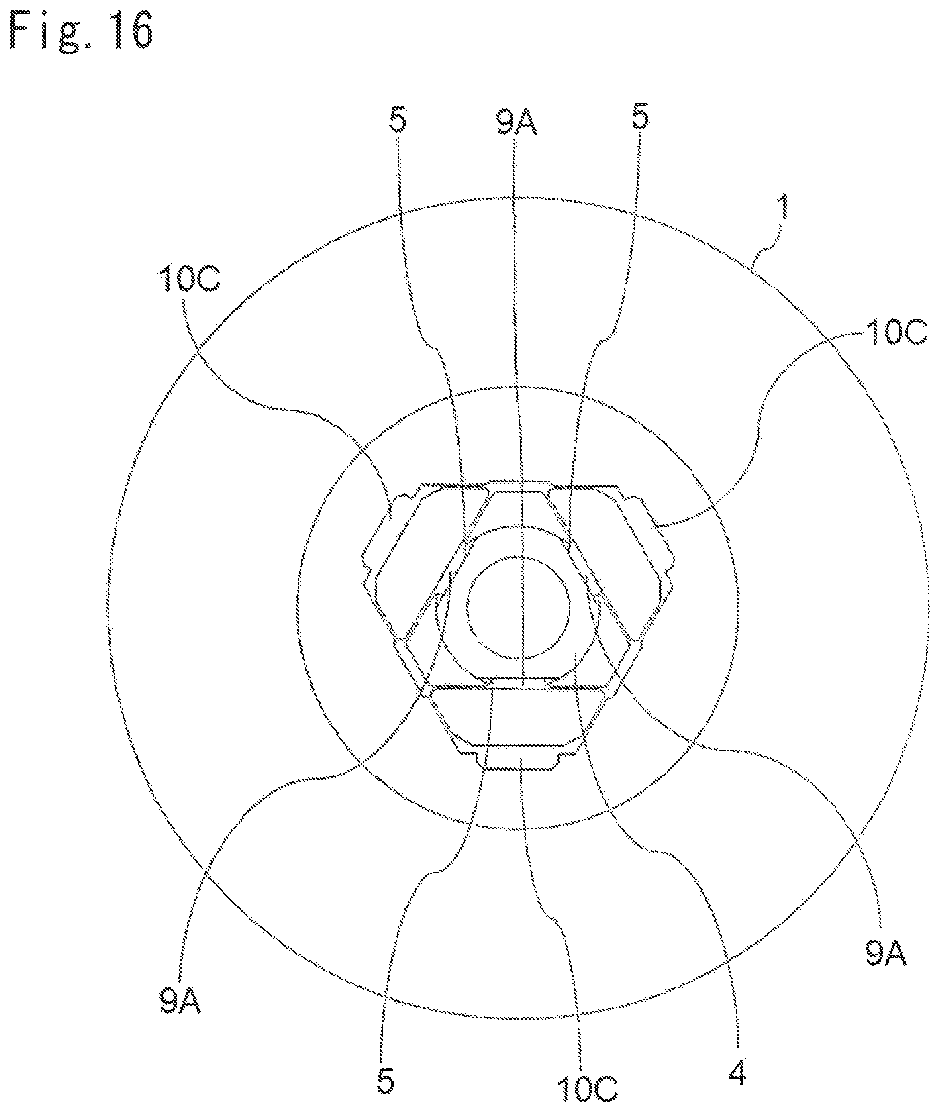 Patent US12174452 Figure 13 – Mirror support mechanism and optical device
