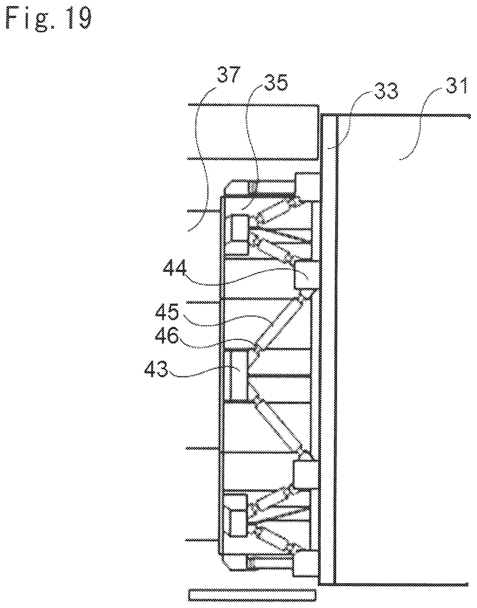 Patent US12174452 Figure 15 – Mirror support mechanism and optical device