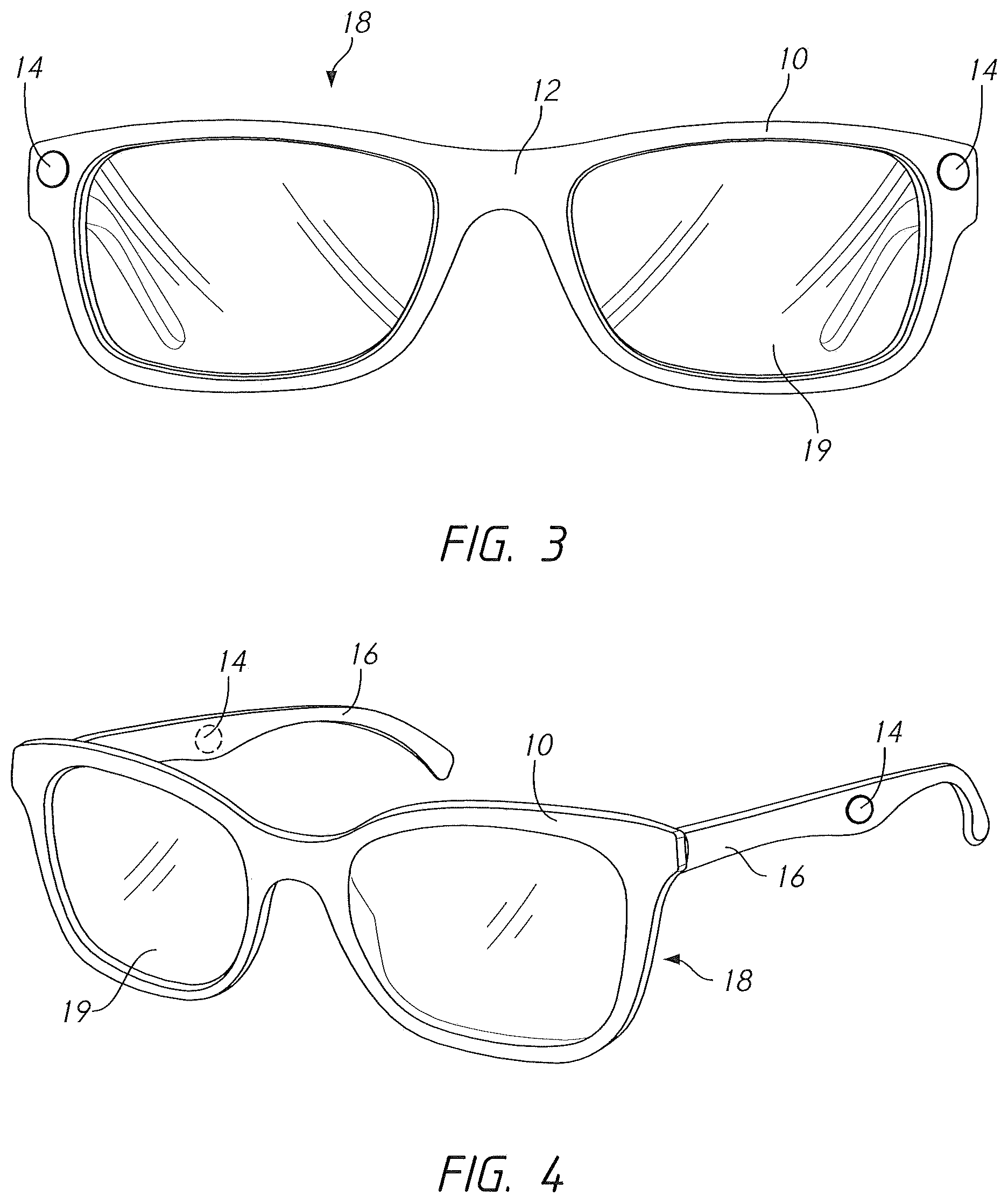 Patent US12174458 Figure 2 – Eye-wear kit with magnetic front attachment and method of use