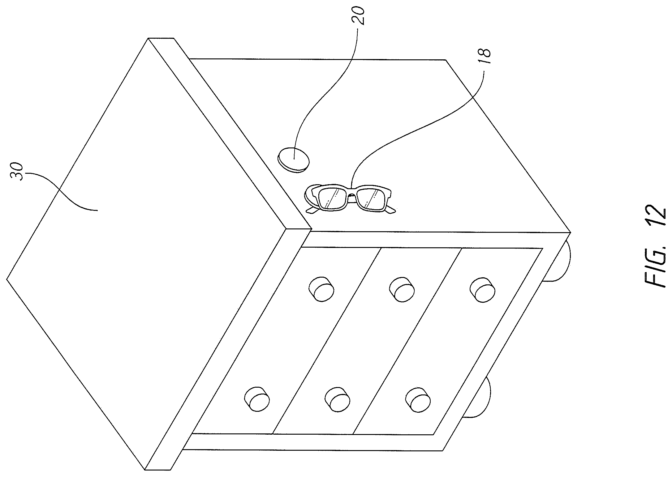 Patent US12174458 Figure 8 – Eye-wear kit with magnetic front attachment and method of use