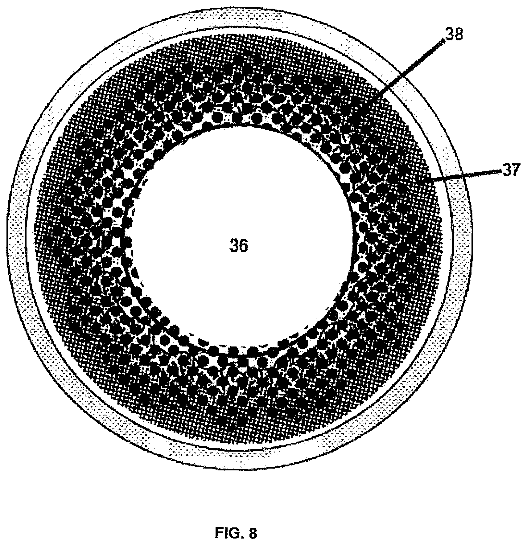 Patent US12174462 Figure 8 – Cosmetic functional contact lens