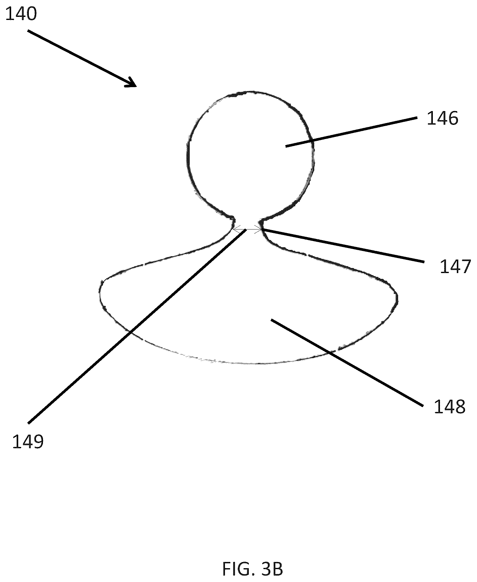 Patent US12174463 Figure 4 – Accommodating lens with cavity