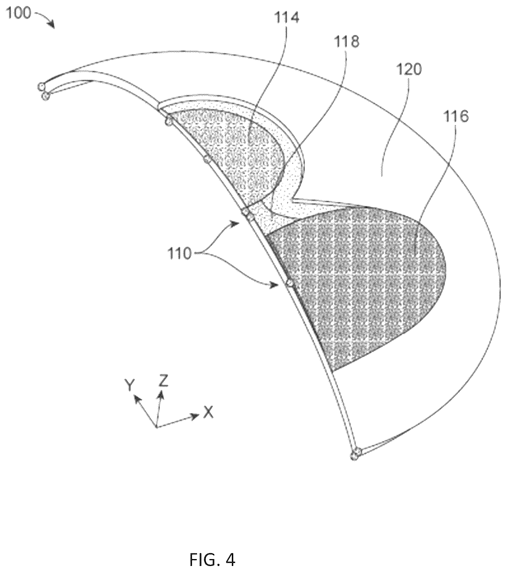 Patent US12174463 Figure 5 – Accommodating lens with cavity