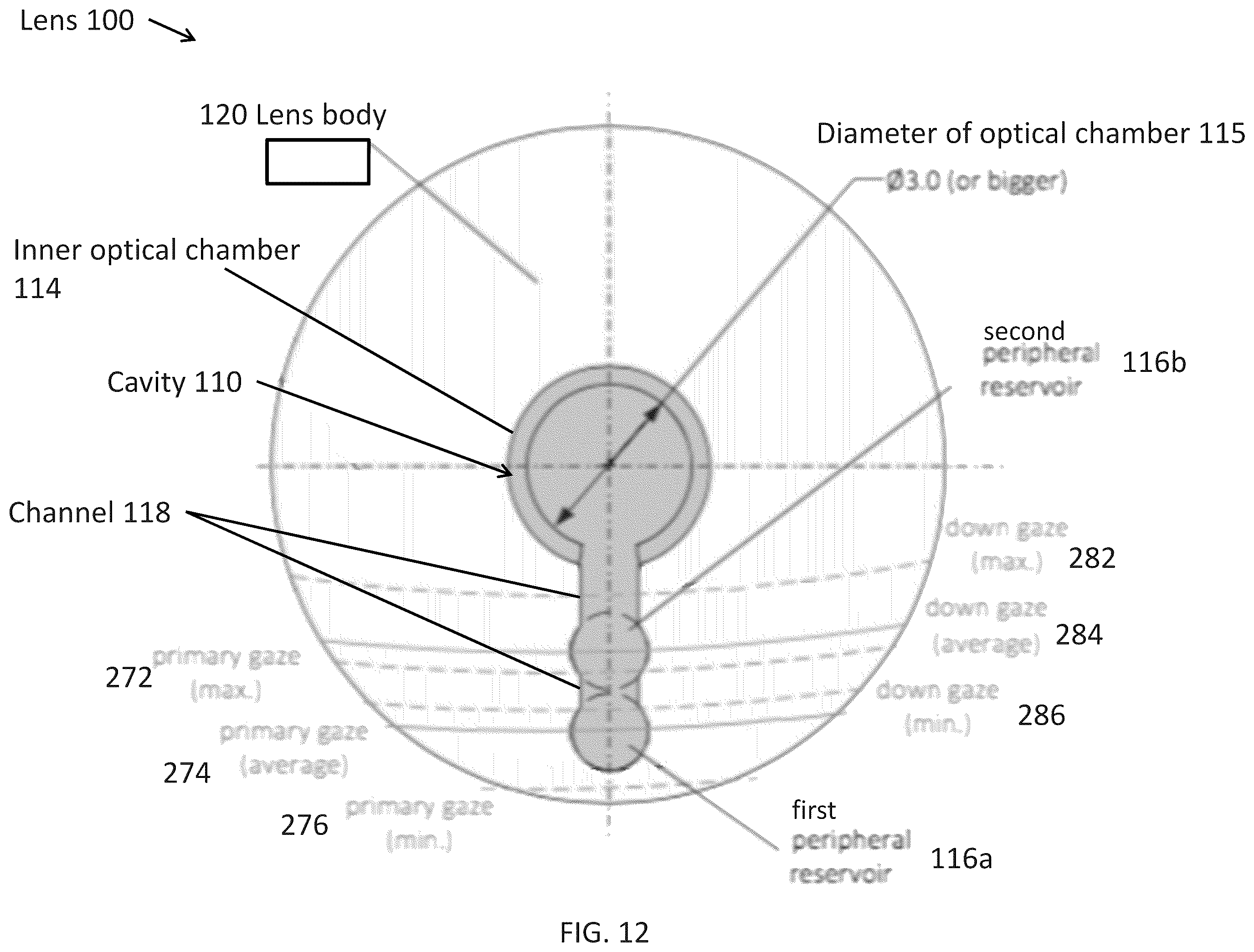 Patent US12174463 Figure 13 – Accommodating lens with cavity