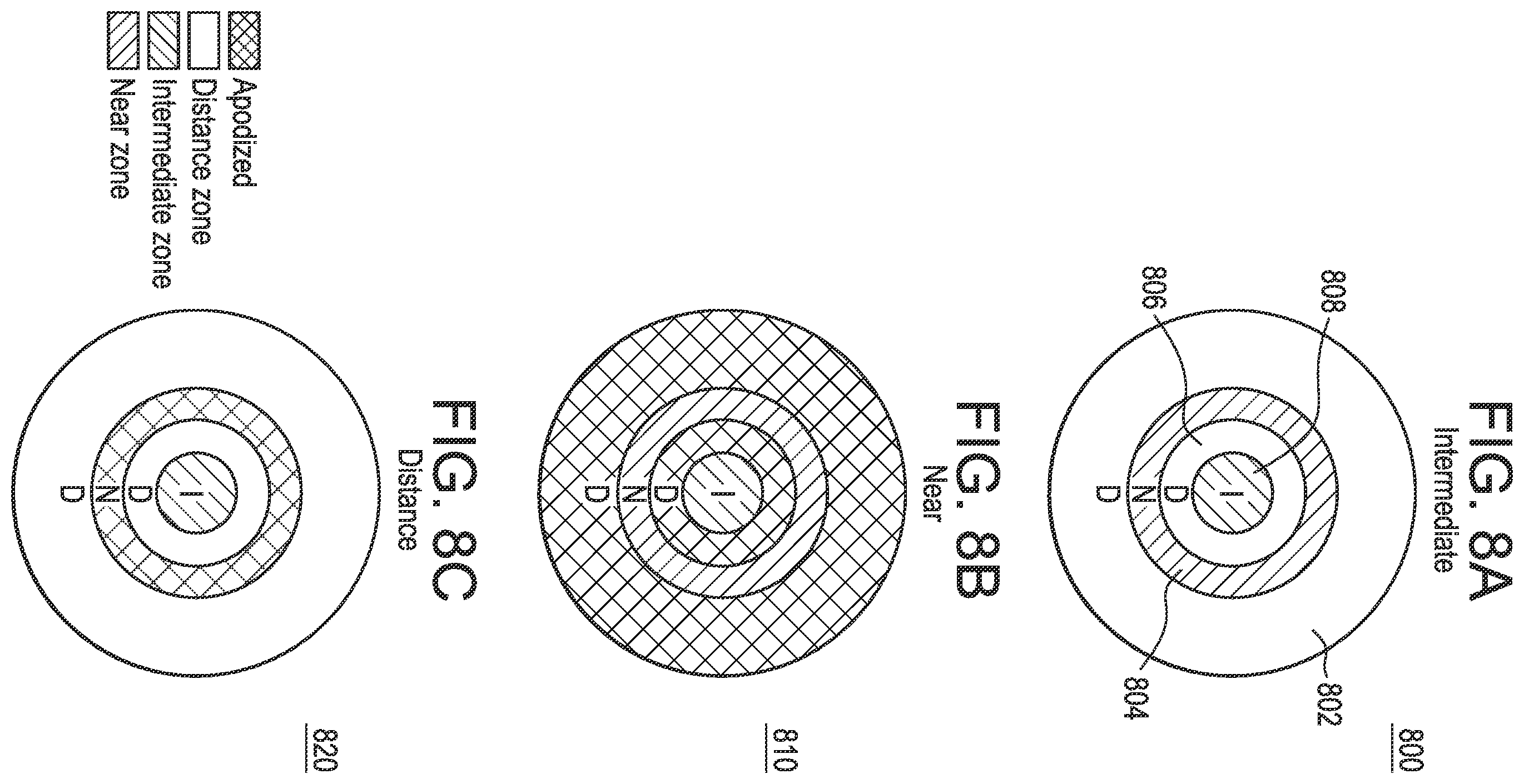 Patent US12174465 Figure 8 – Dynamically tunable apodized multiple-focus opthalmic devices and methods