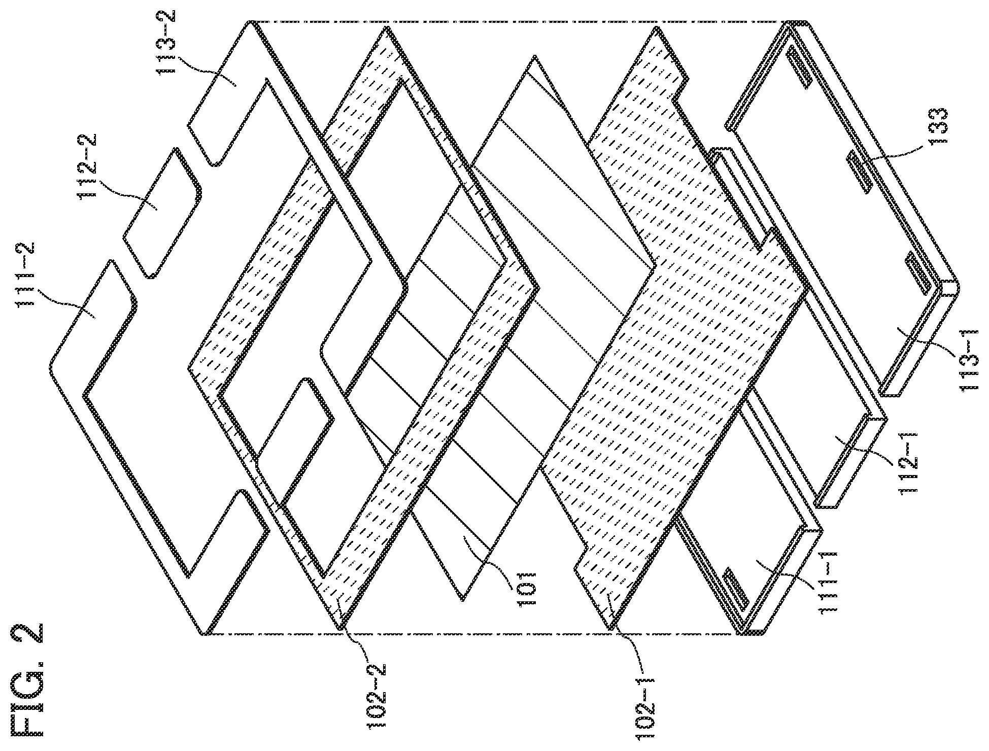 Patent US12174471 Figure 2 – Display device and manufacturing method thereof