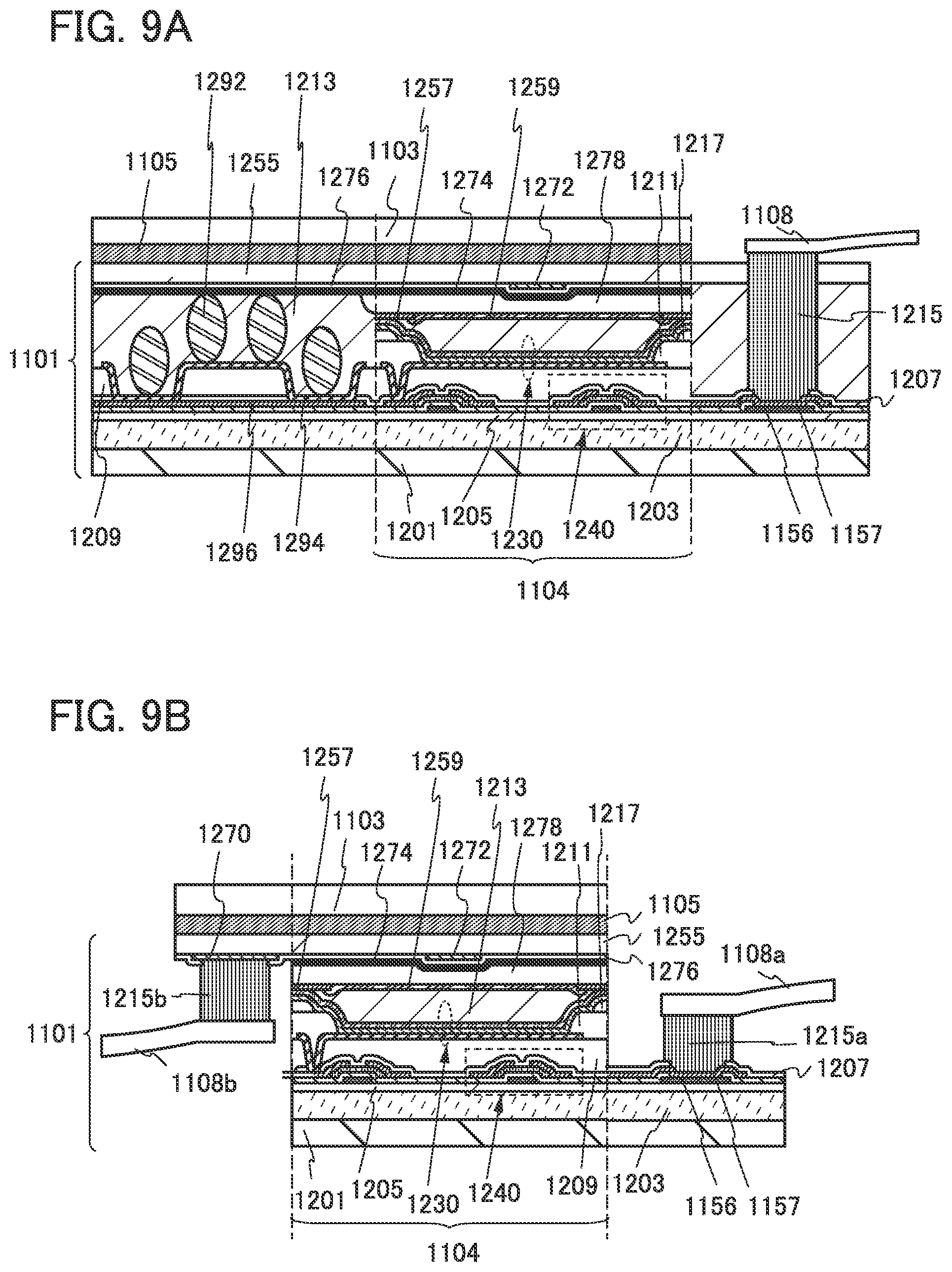 Patent US12174471 Figure 9 – Display device and manufacturing method thereof