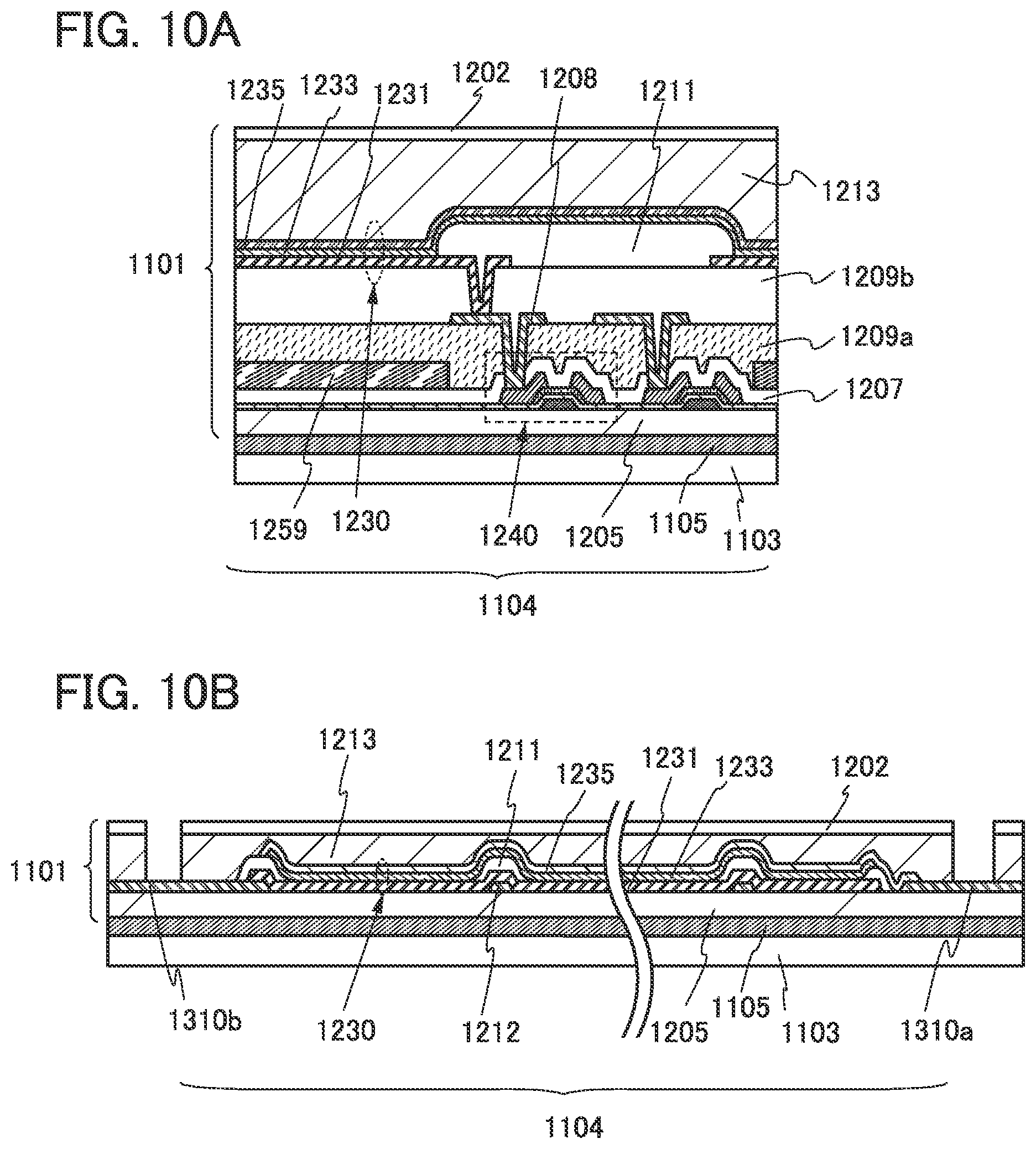 Patent US12174471 Figure 10 – Display device and manufacturing method thereof