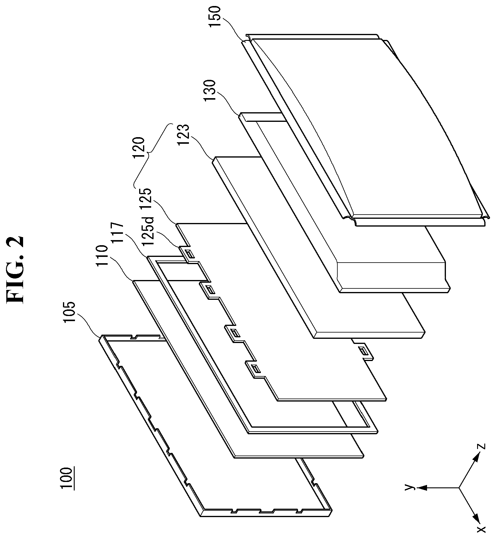 Patent US12174472 Figure 2 – Display device