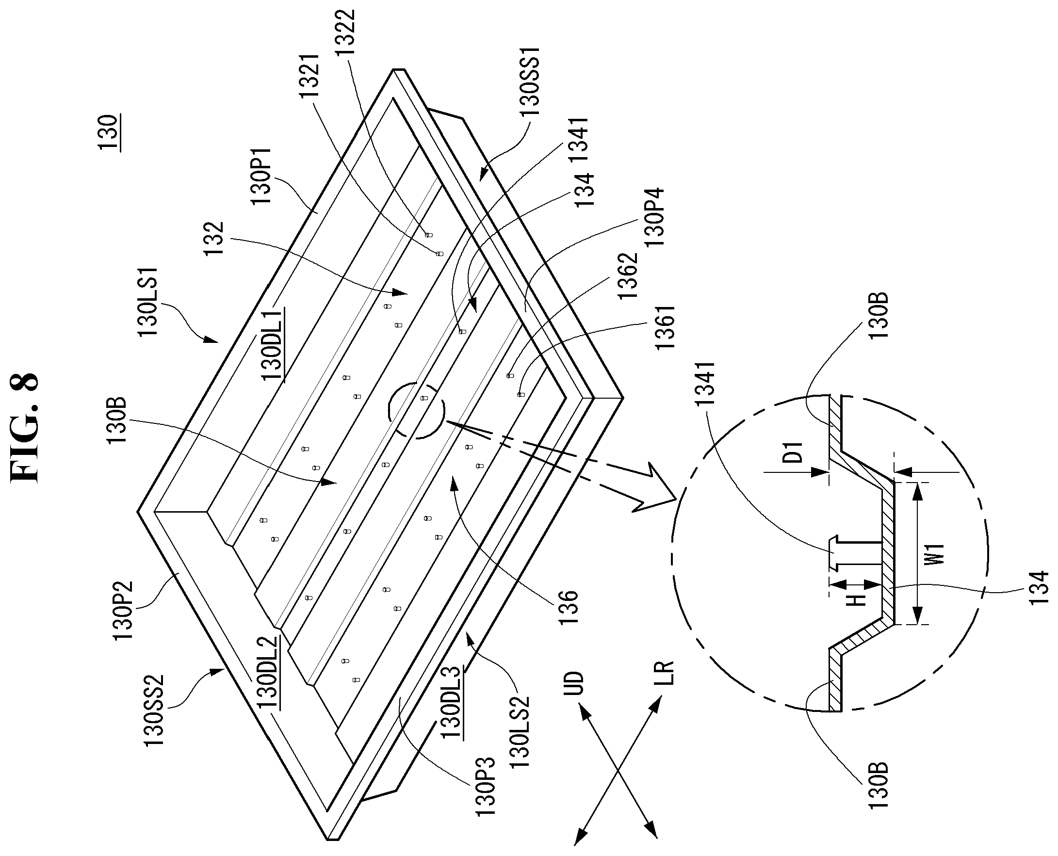 Patent US12174472 Figure 9 – Display device