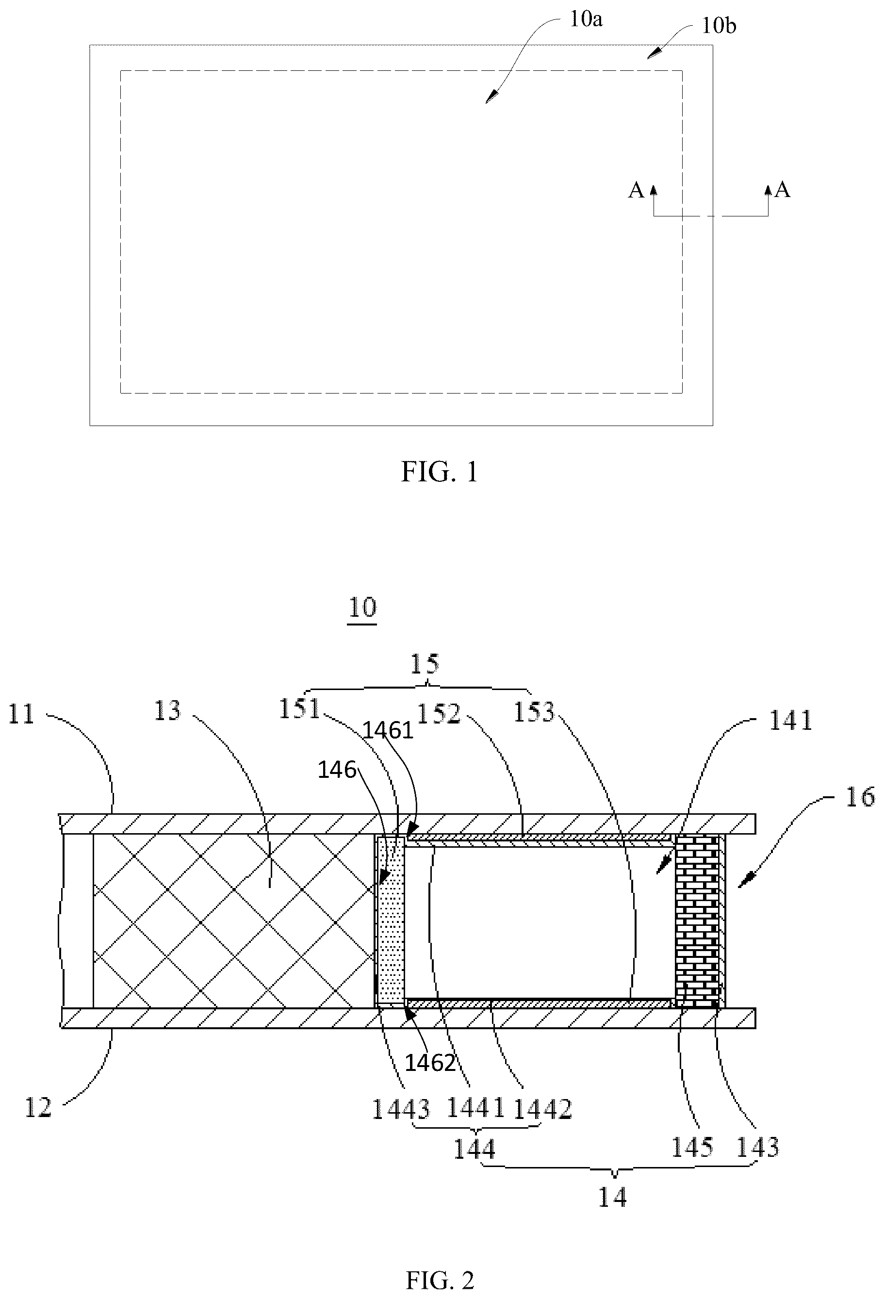 Patent US12174473 Figure 1 – Display panel and electronic device