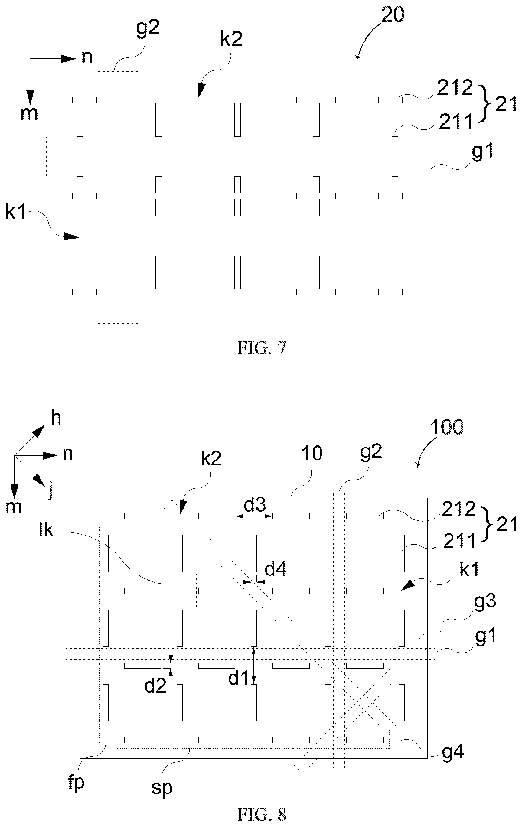 Patent US12174480 Figure 4 – Display panel and splicing display panel