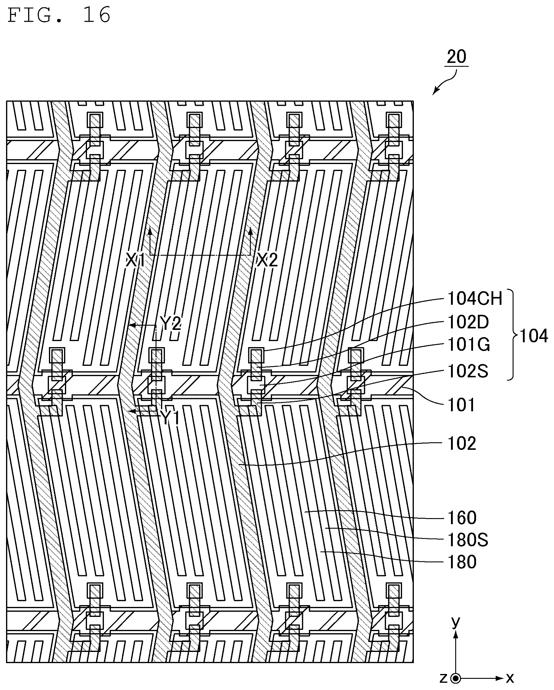 Patent US12174483 Figure 9 – Optical element and display device