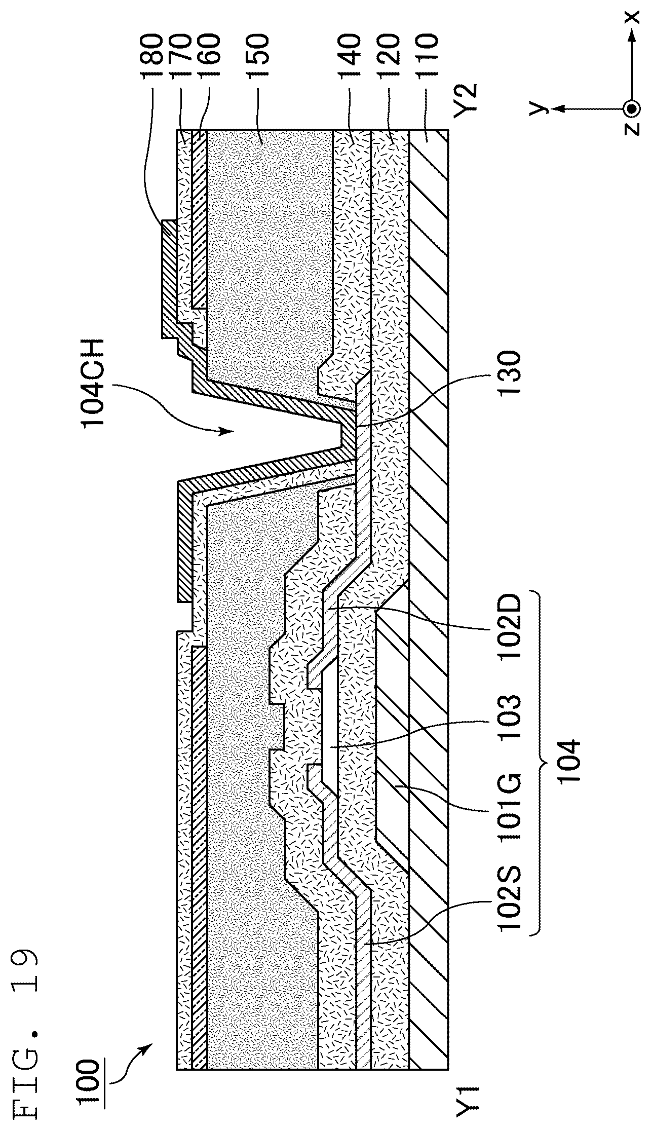 Patent US12174483 Figure 12 – Optical element and display device