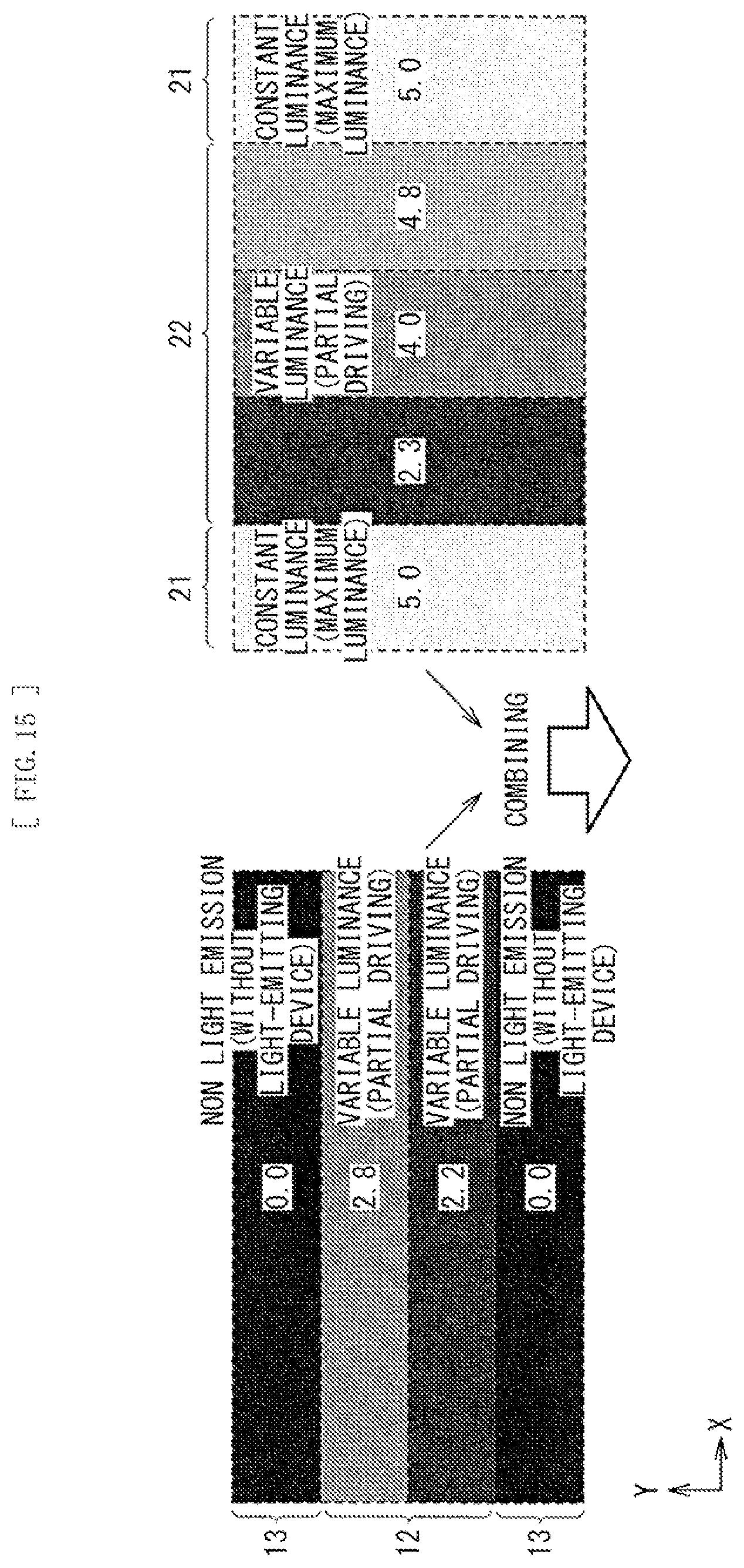 Patent US12174486 Figure 14 – Illumination unit and display apparatus