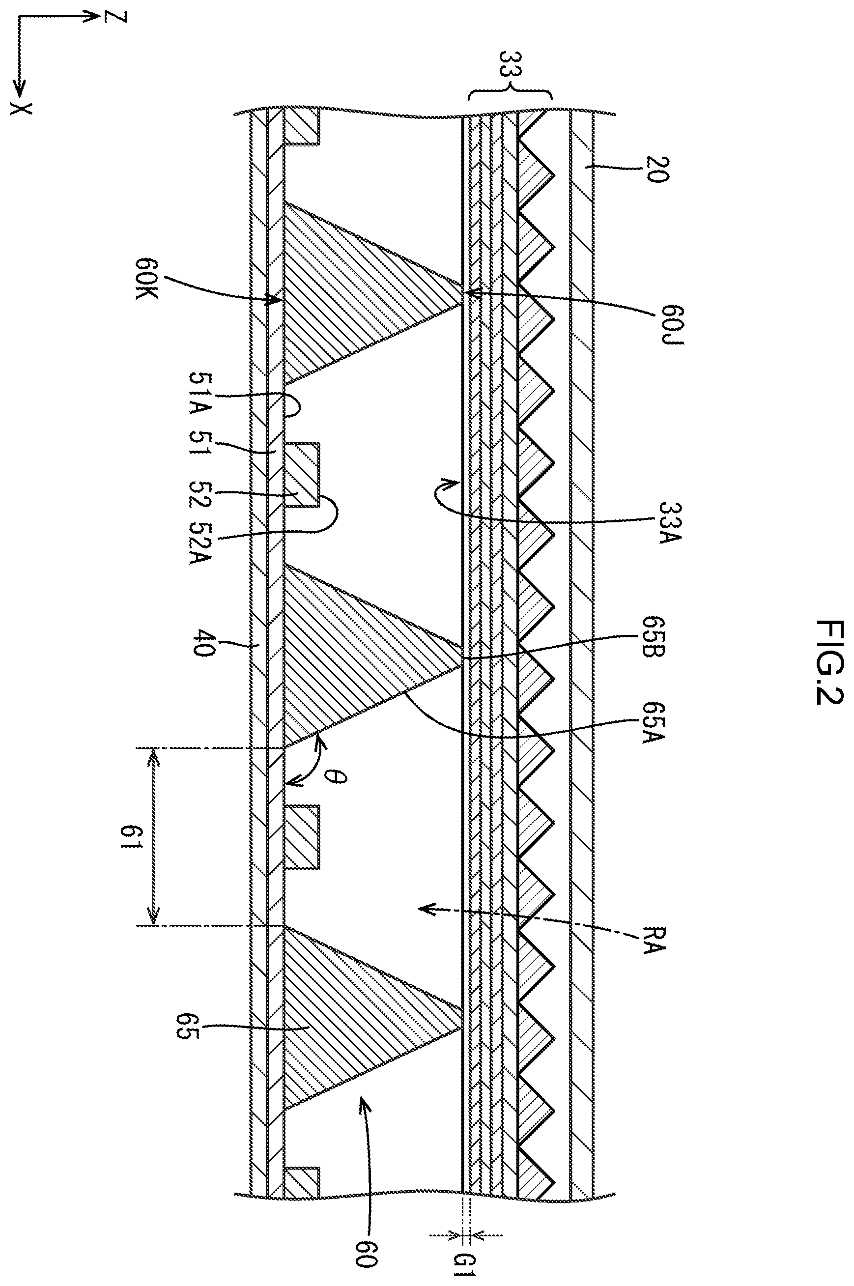 Patent US12174487 Figure 2 – Lighting device