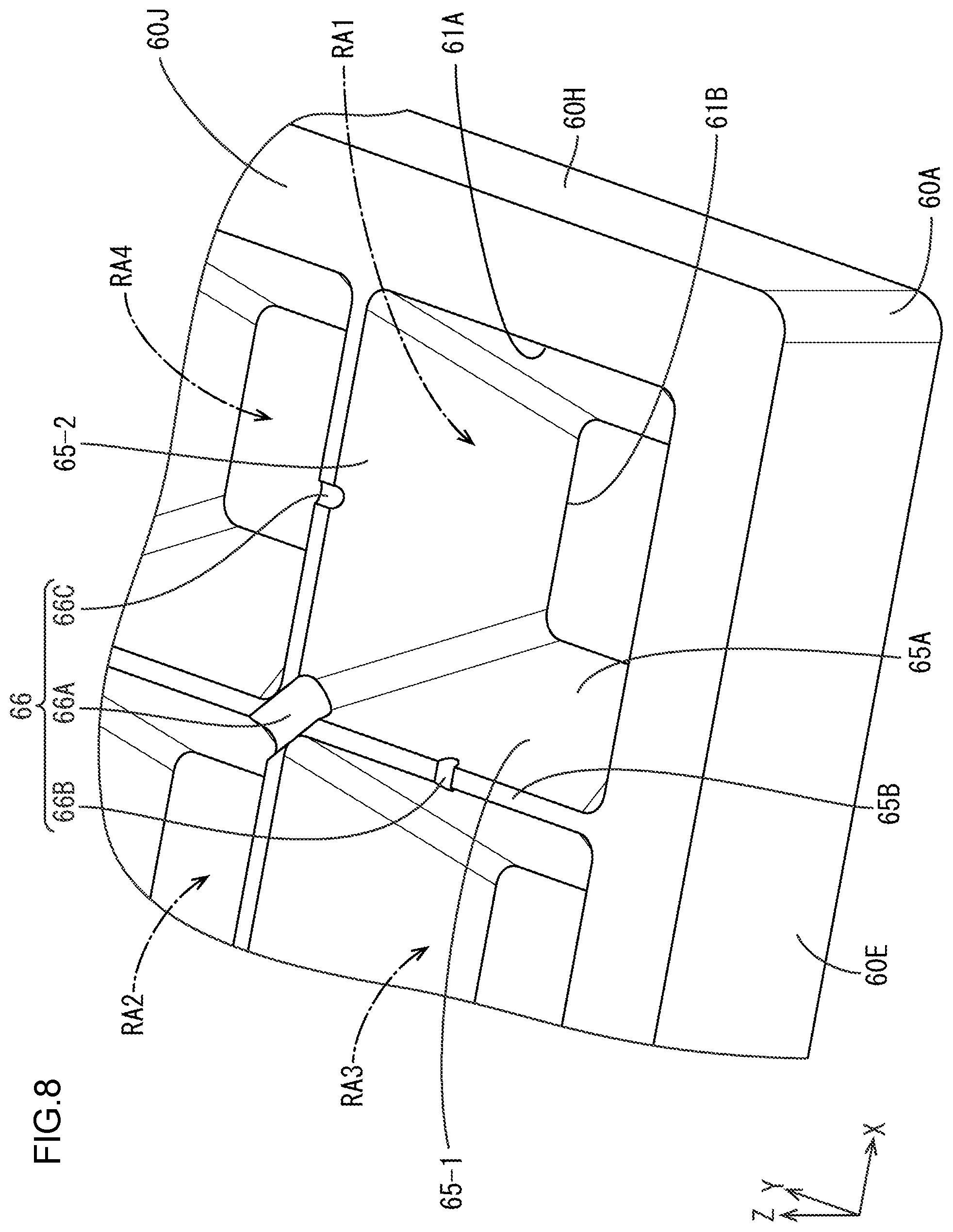 Patent US12174487 Figure 8 – Lighting device