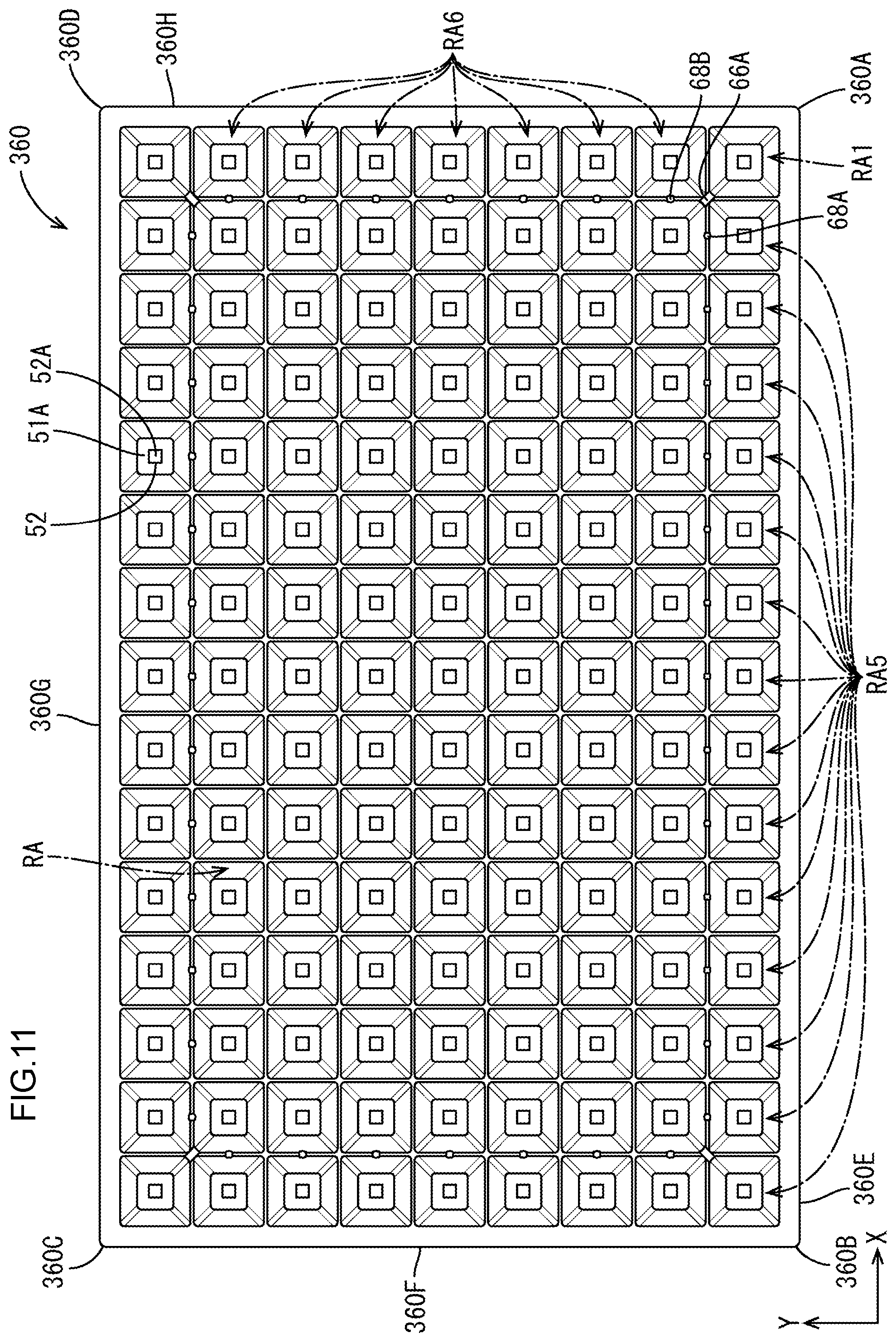 Patent US12174487 Figure 11 – Lighting device