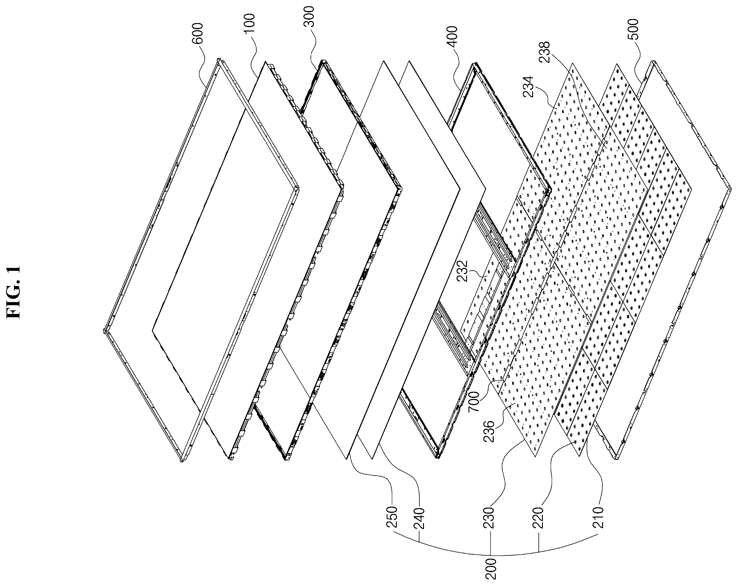 Patent US12174488 Figure 1 – Liquid crystal display device