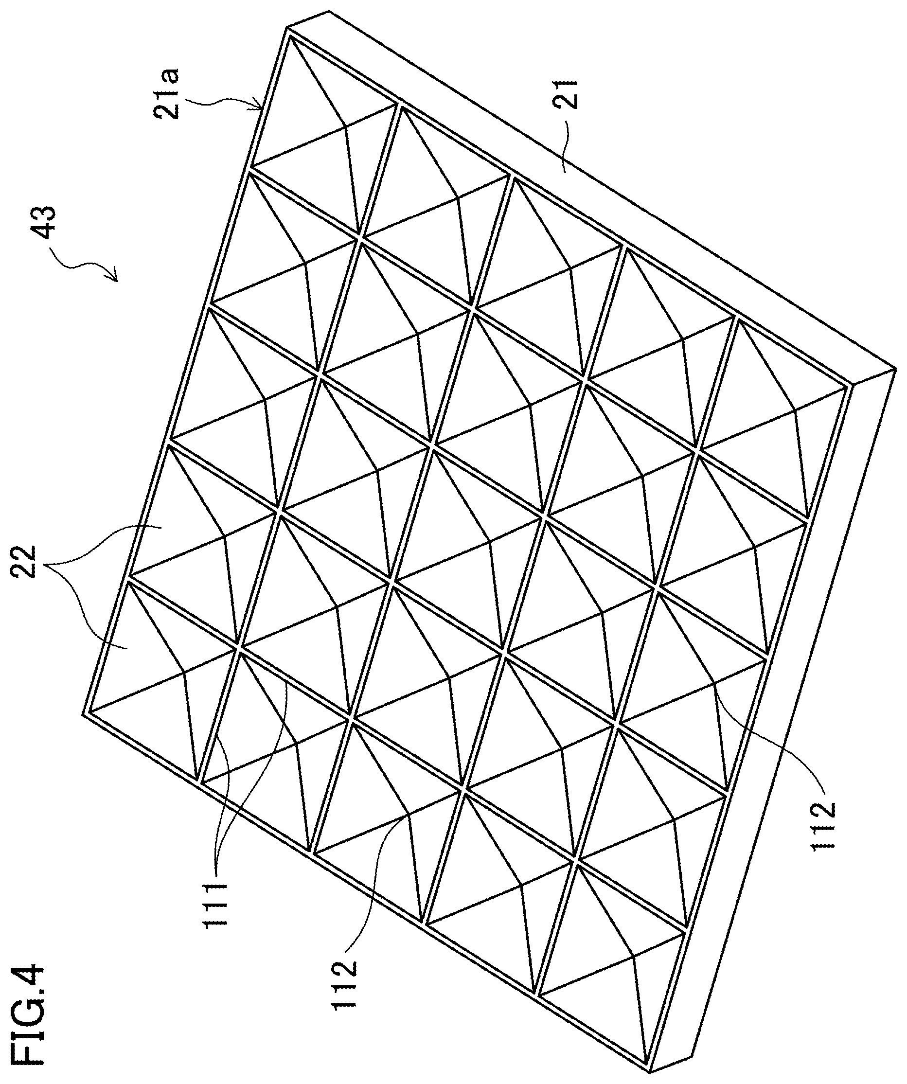Patent US12174489 Figure 4 – Optical sheet laminate, backlight unit, liquid crystal display device, information equipment, and production method for backlight unit