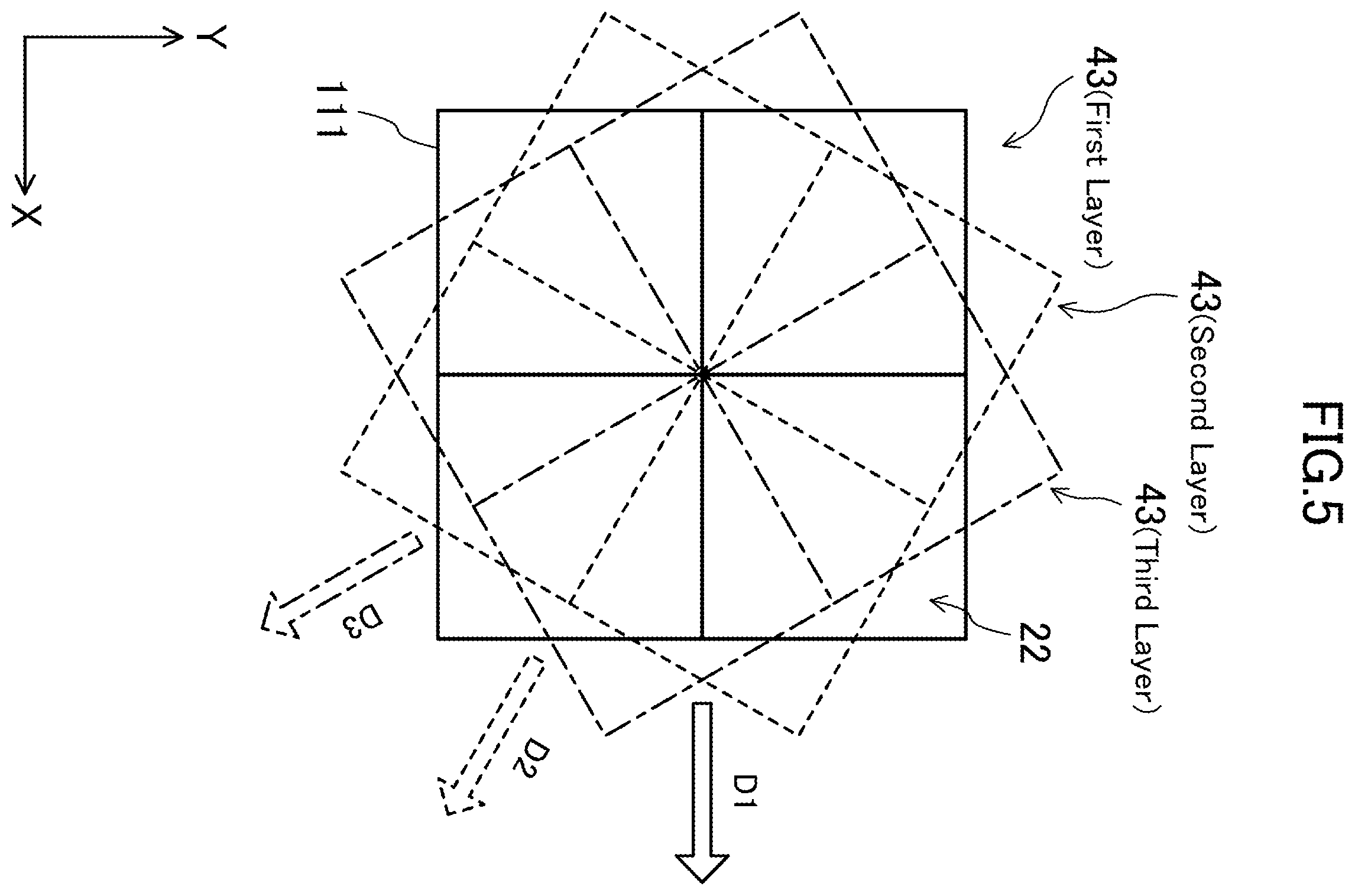 Patent US12174489 Figure 5 – Optical sheet laminate, backlight unit, liquid crystal display device, information equipment, and production method for backlight unit