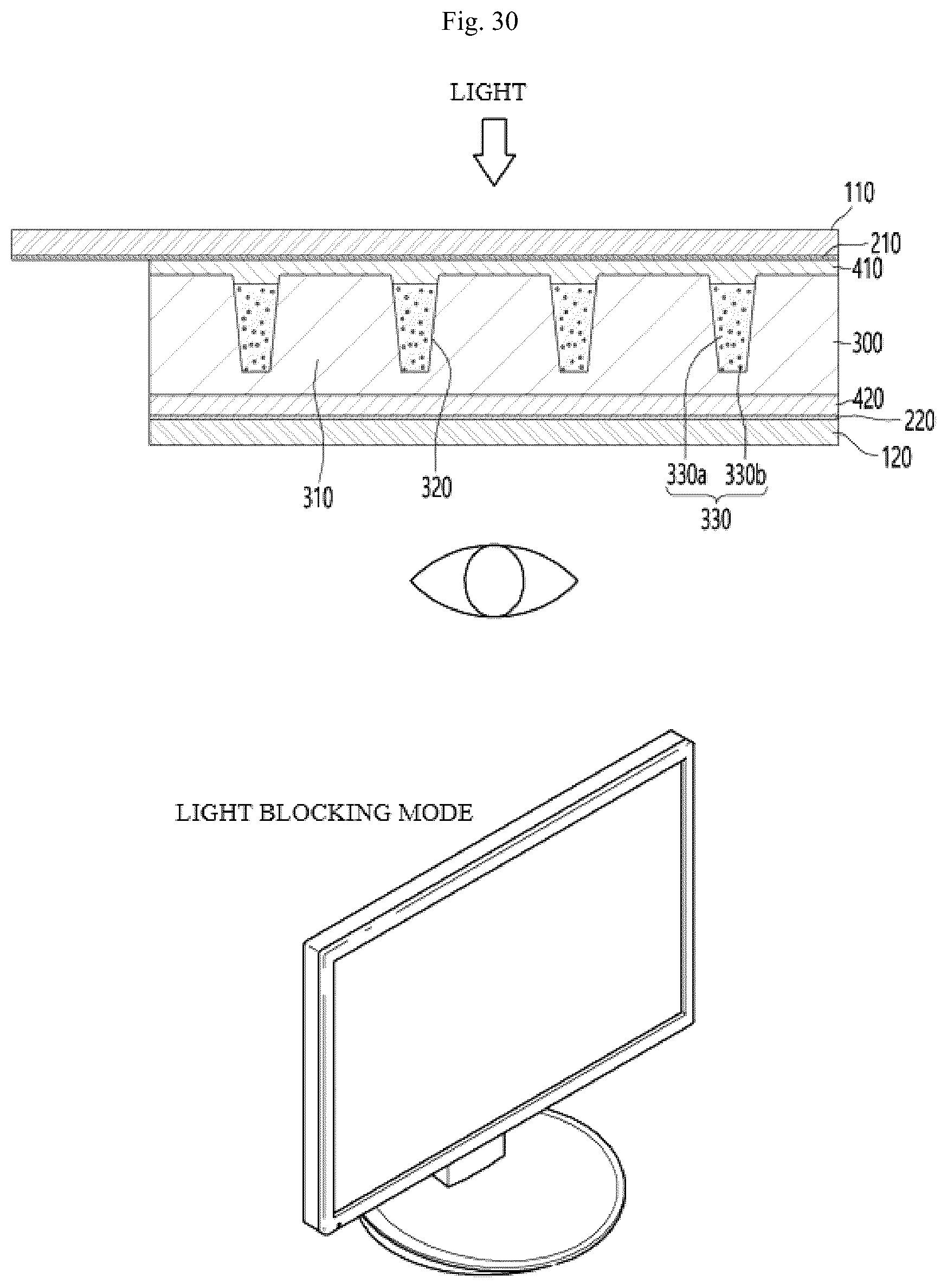 Patent US12174490 Figure 18 – Light path control member and display device comprising same
