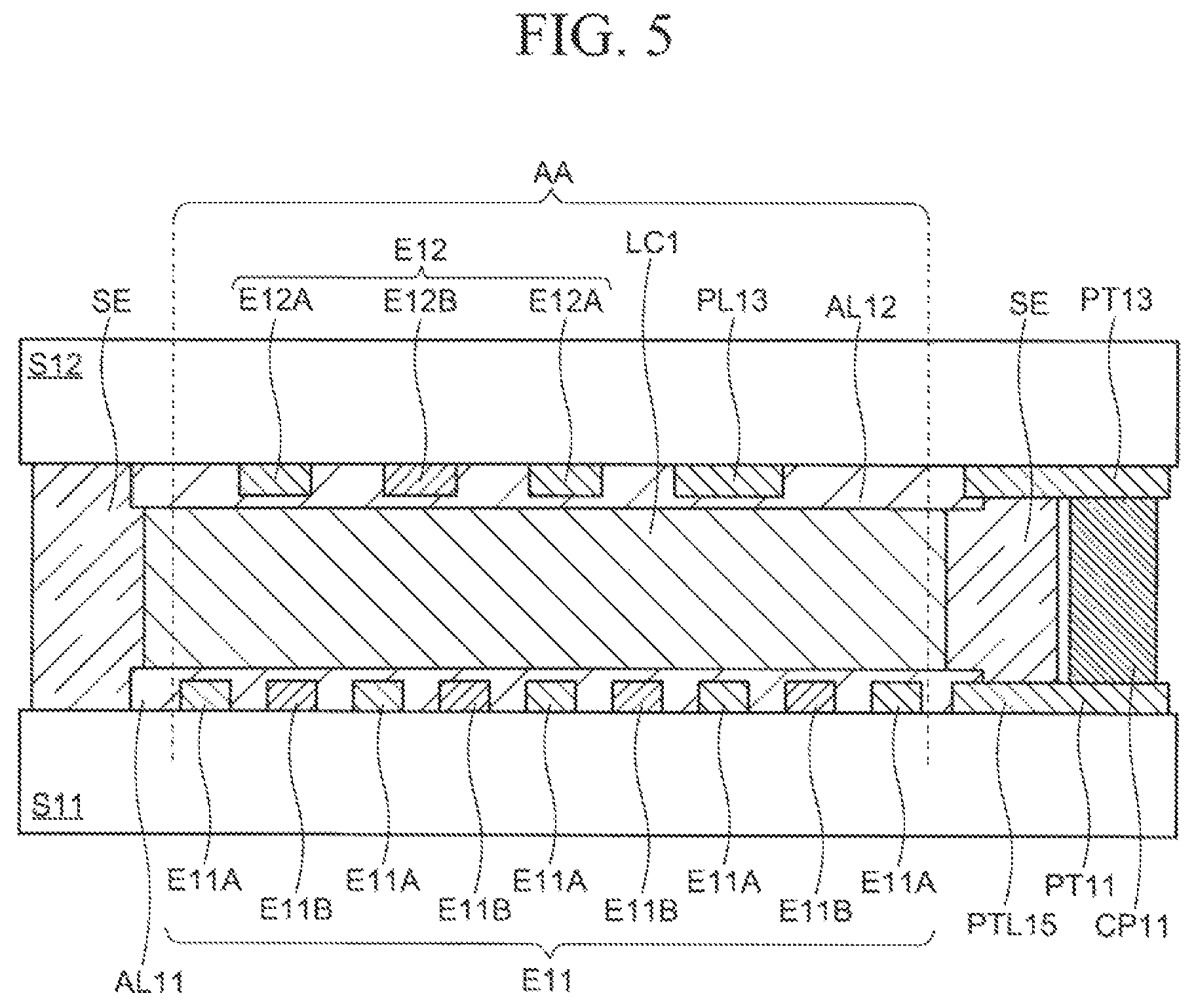 Patent US12174493 Figure 6 – Liquid crystal light control device