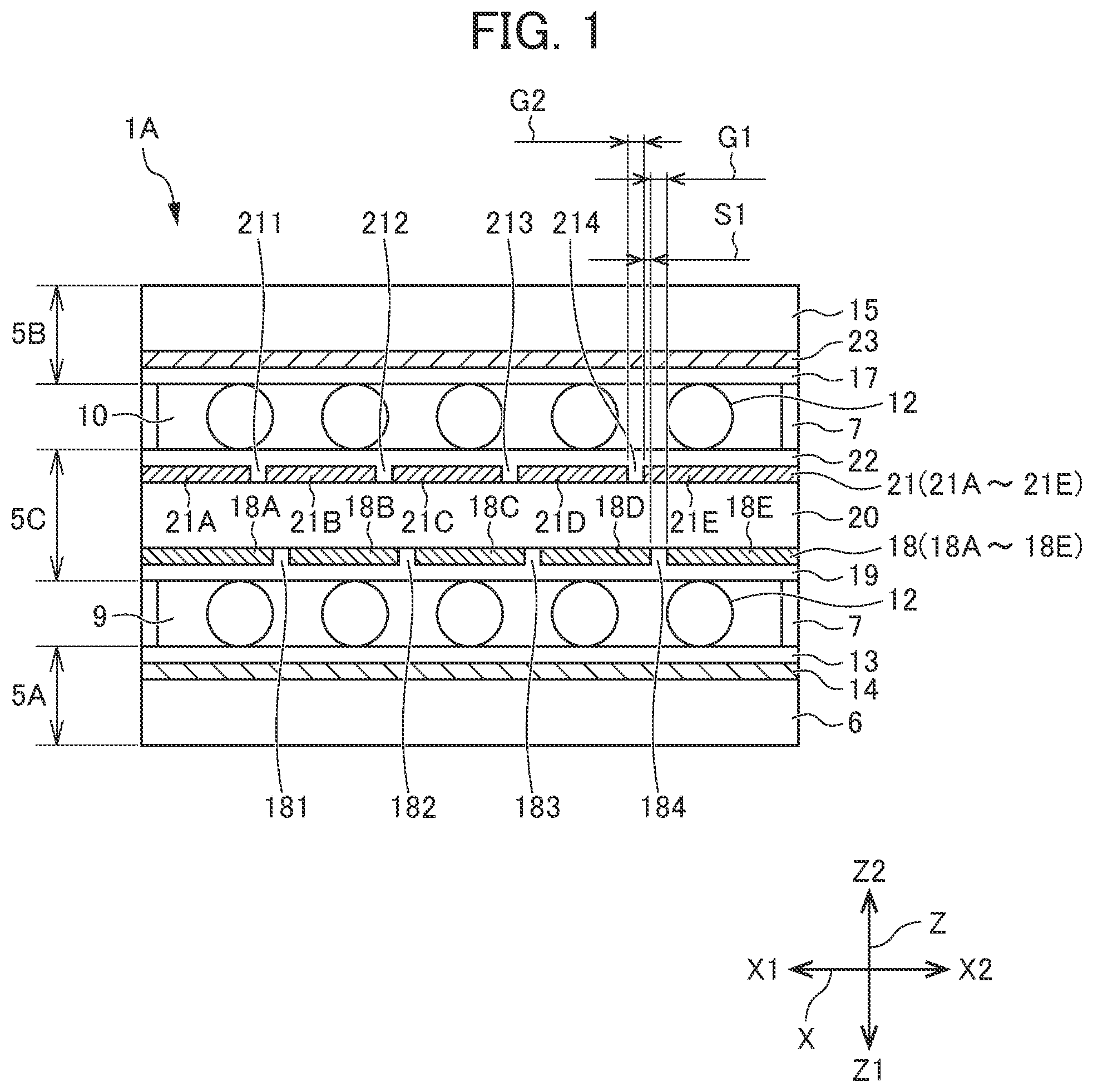 Patent US12174494 Figure 1 – Light control member and light control device