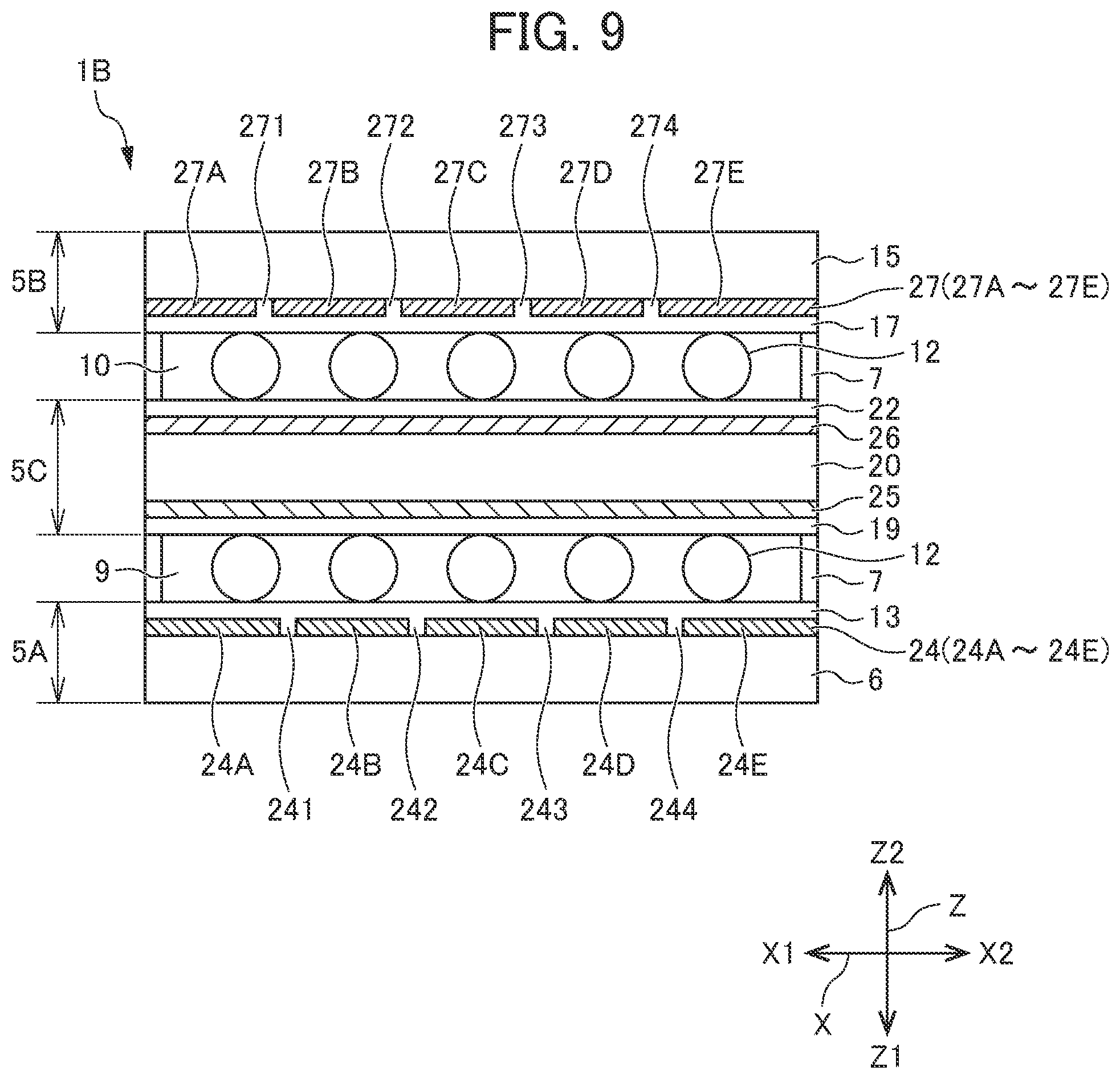 Patent US12174494 Figure 9 – Light control member and light control device
