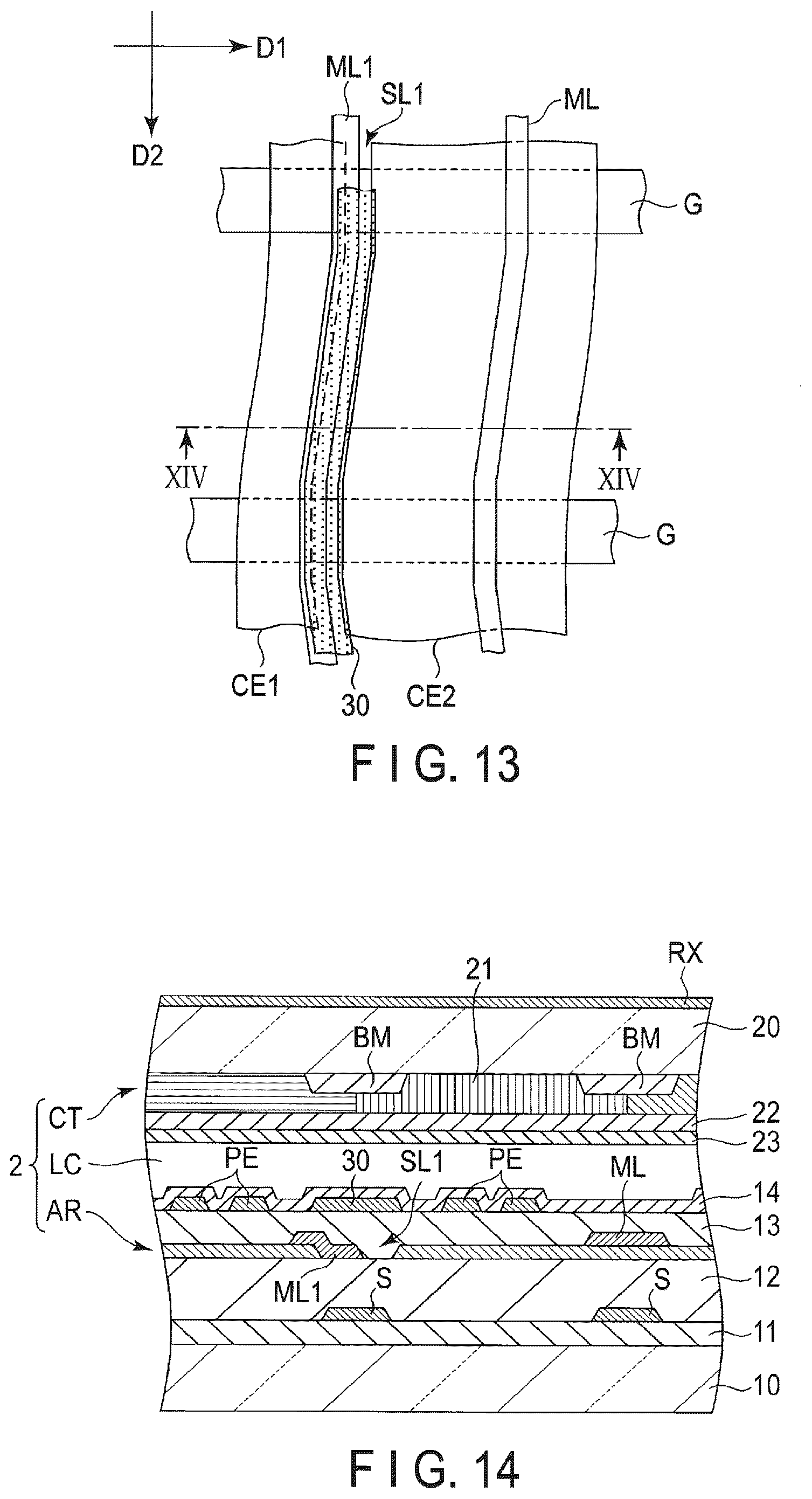 Patent US12174495 Figure 10 – Display device comprising a first common electrode physically separated from a second common electrode by a first slit overlapping a first image signal line and a first metal line