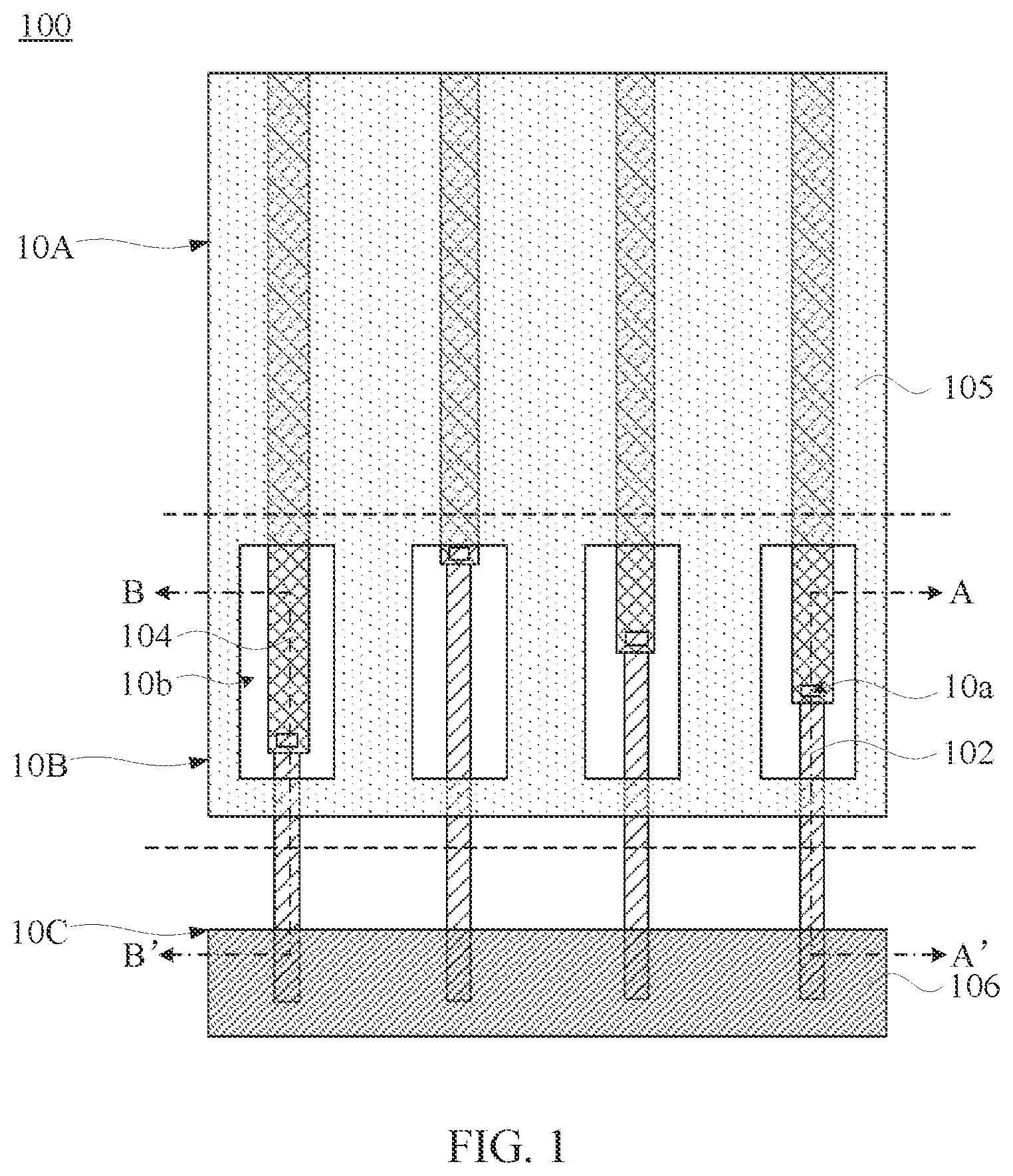 Patent US12174497 Figure 1 – Display panel and display device