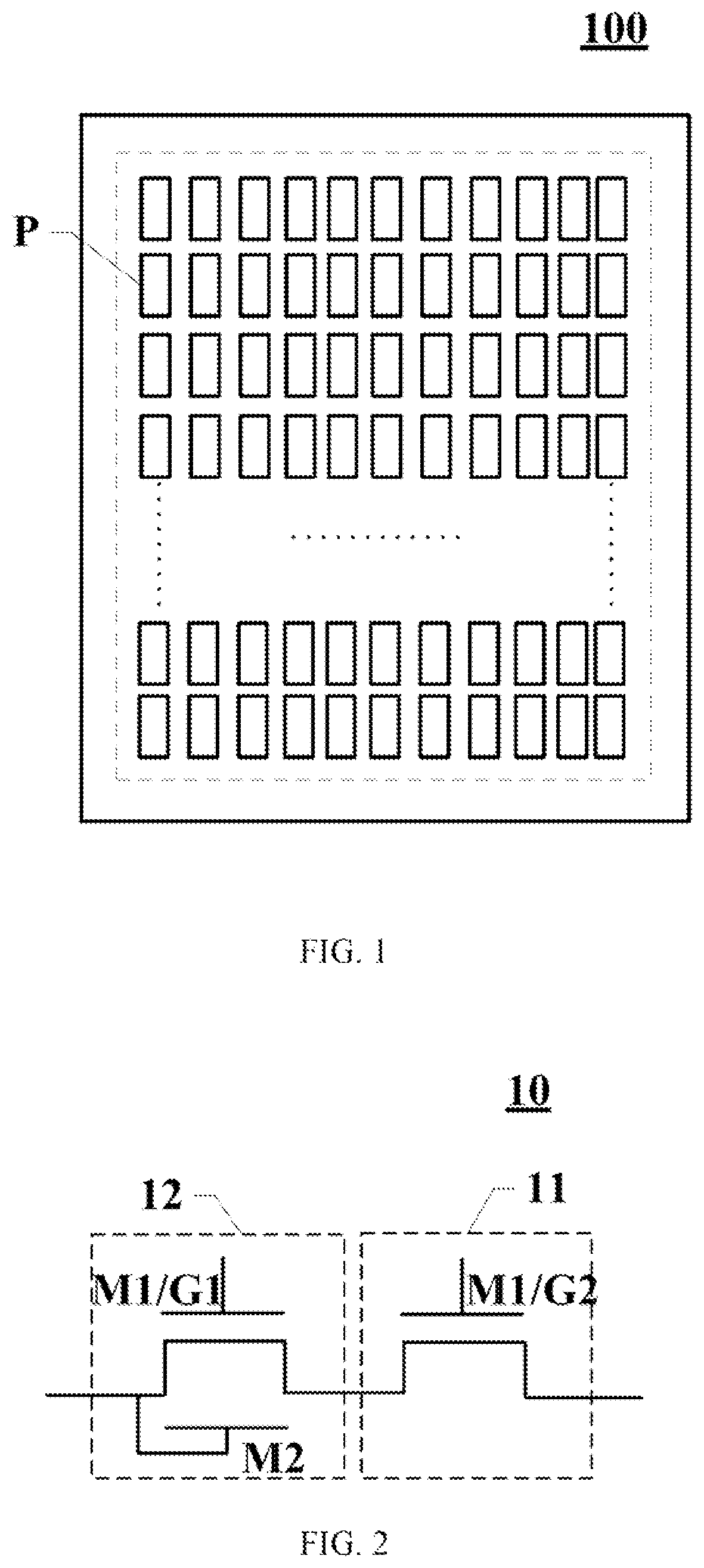Patent US12174499 Figure 1 – Display panel and display device